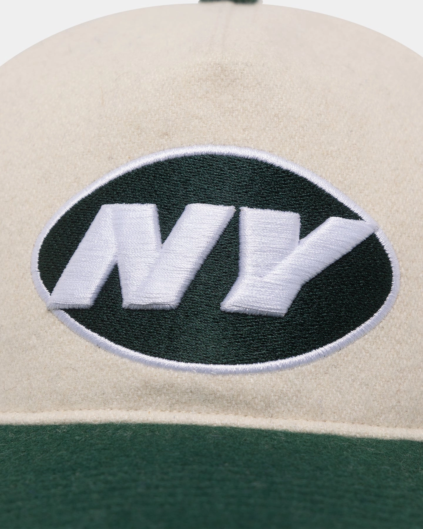 47 Brand New York Jets Legacy Wooly Sure Shot Snapback Natural/Dark Green