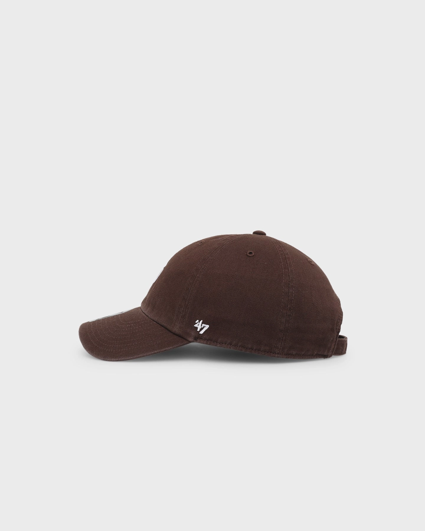 47 Brand New York Yankees Base Runner Clean Up Strapback Brown