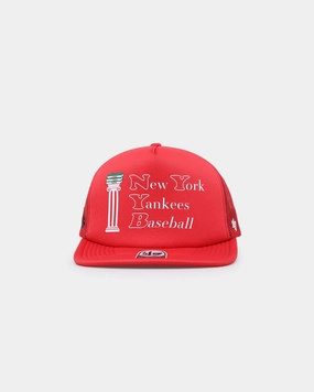 47 Brand New York Yankees Keep The Change '47 Trucker Snapback Red