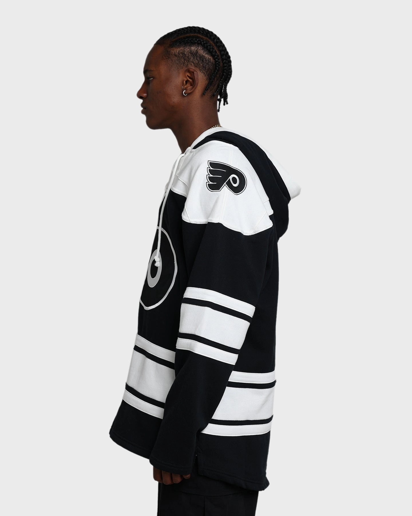 47 Brand Philadelphia Flyers Superior Lacer Hoodie Jet Black