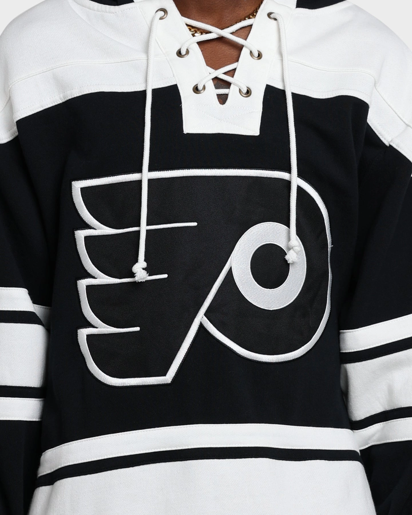47 Brand Philadelphia Flyers Superior Lacer Hoodie Jet Black