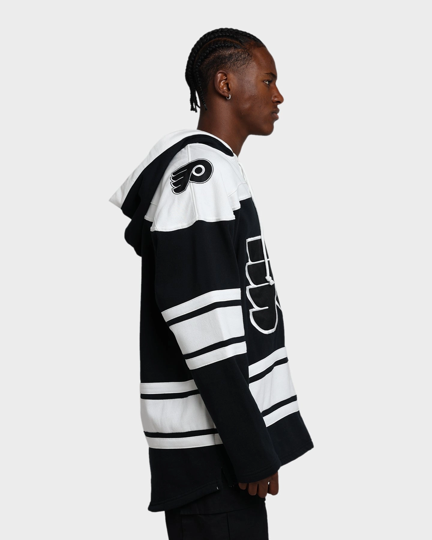 47 Brand Philadelphia Flyers Superior Lacer Hoodie Jet Black