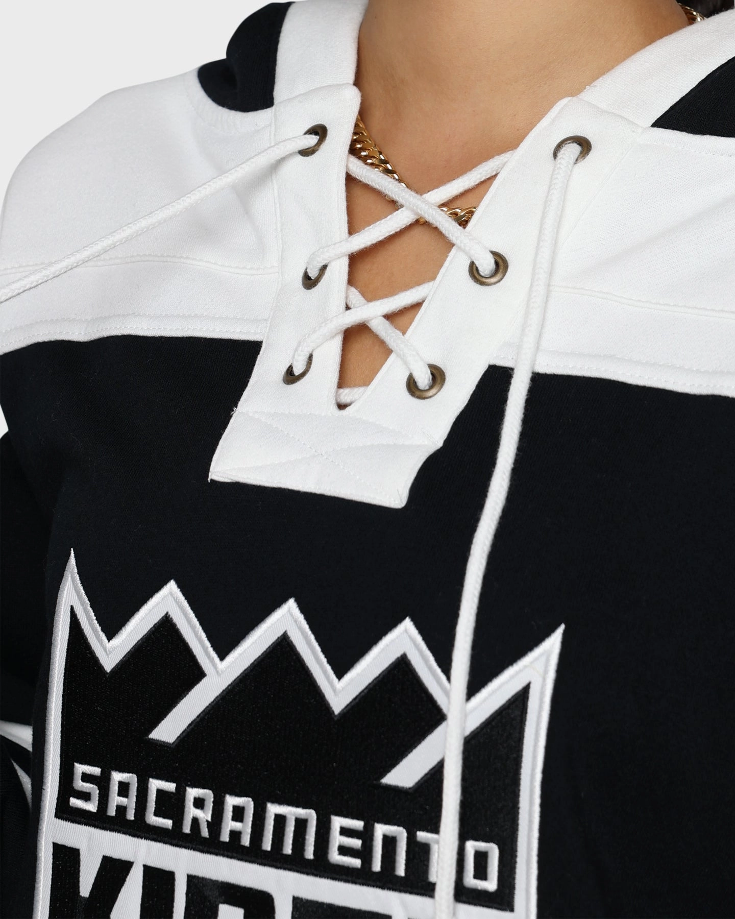 47 Brand Sacramento Kings Superior Lacer Hoodie Jet Black