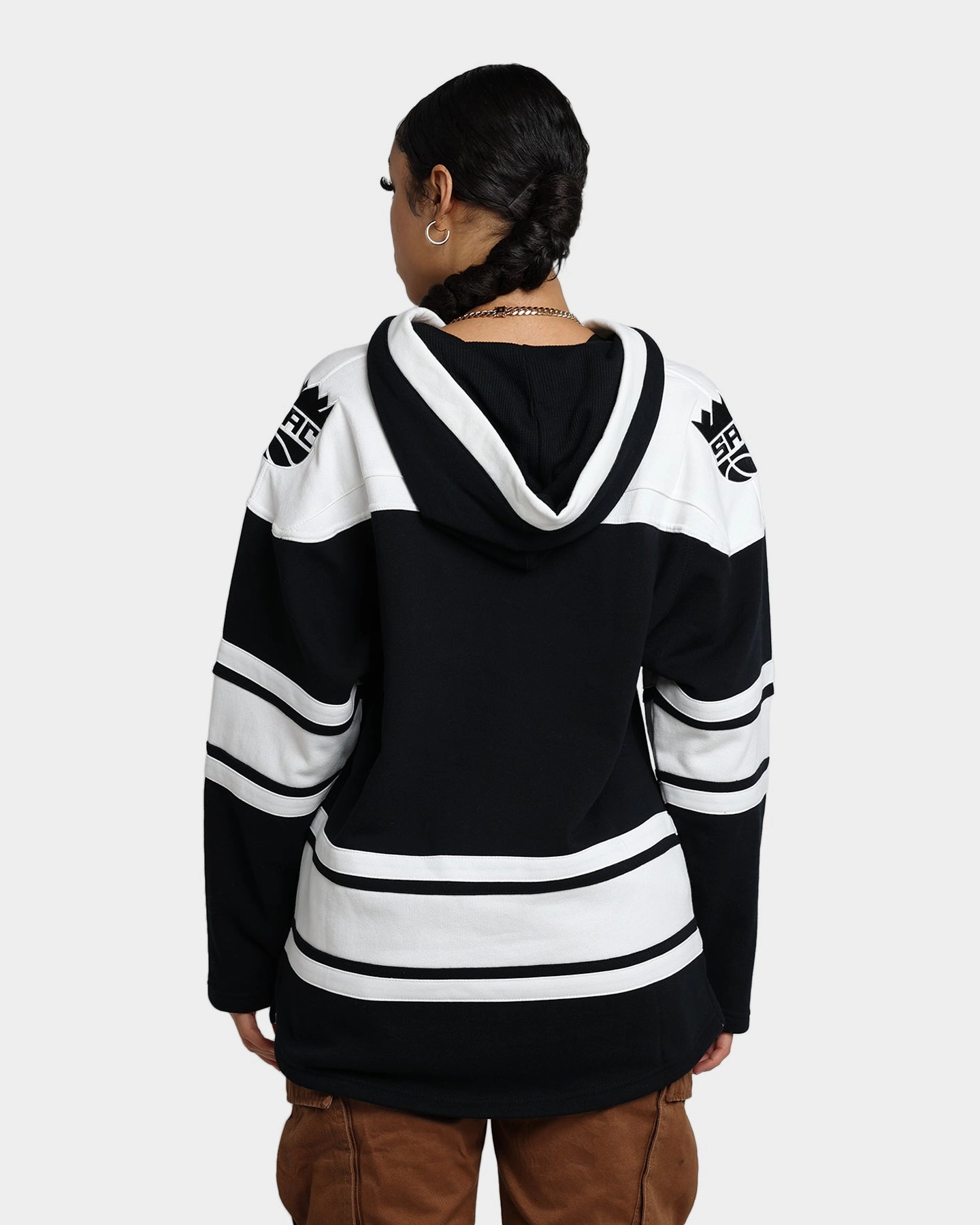 47 Brand Sacramento Kings Superior Lacer Hoodie Jet Black