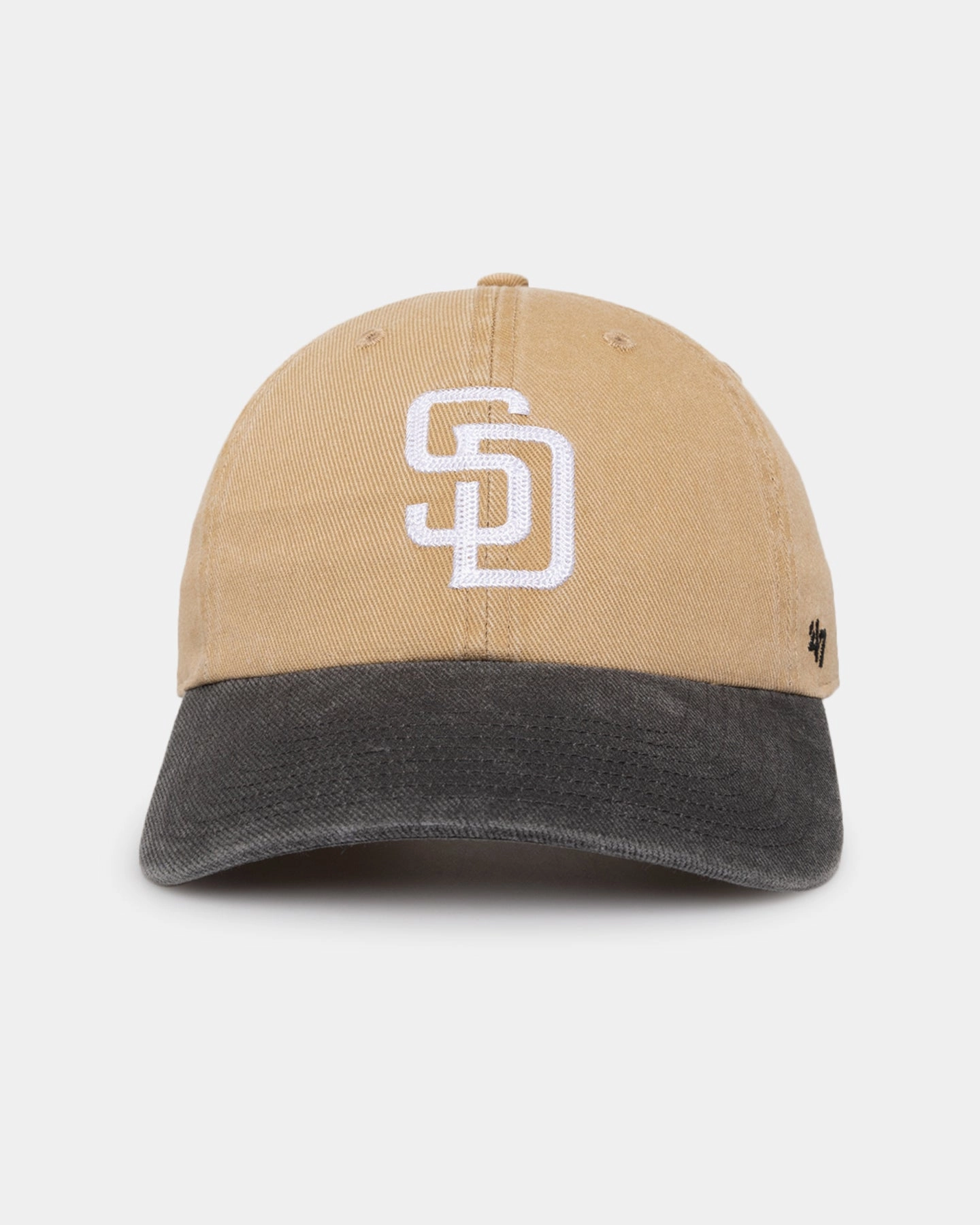 47 Brand San Diego Padres 47 Clean Up Strapback Khaki