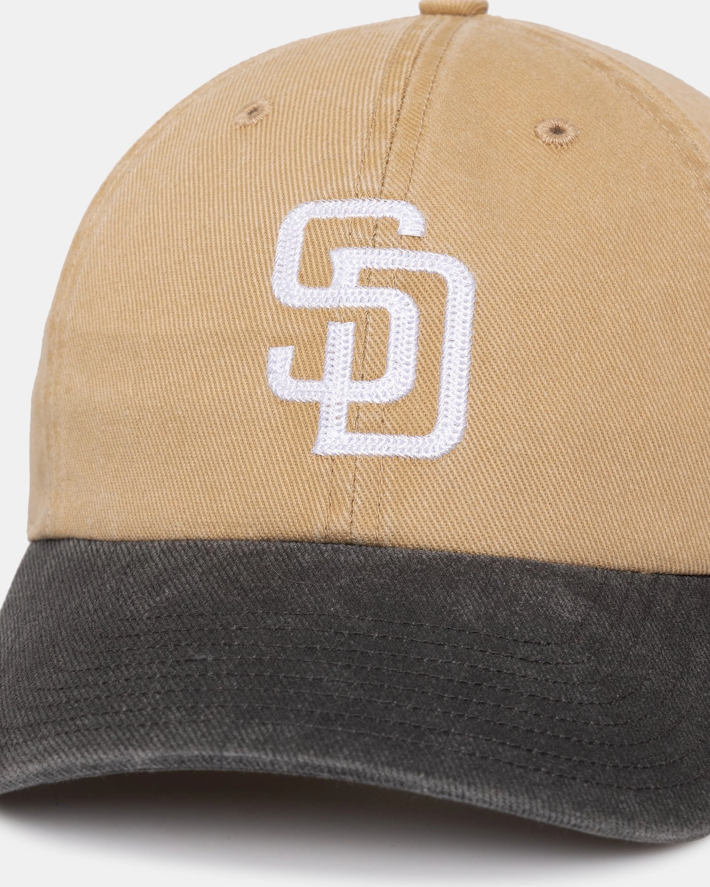 47 Brand San Diego Padres 47 Clean Up Strapback Khaki