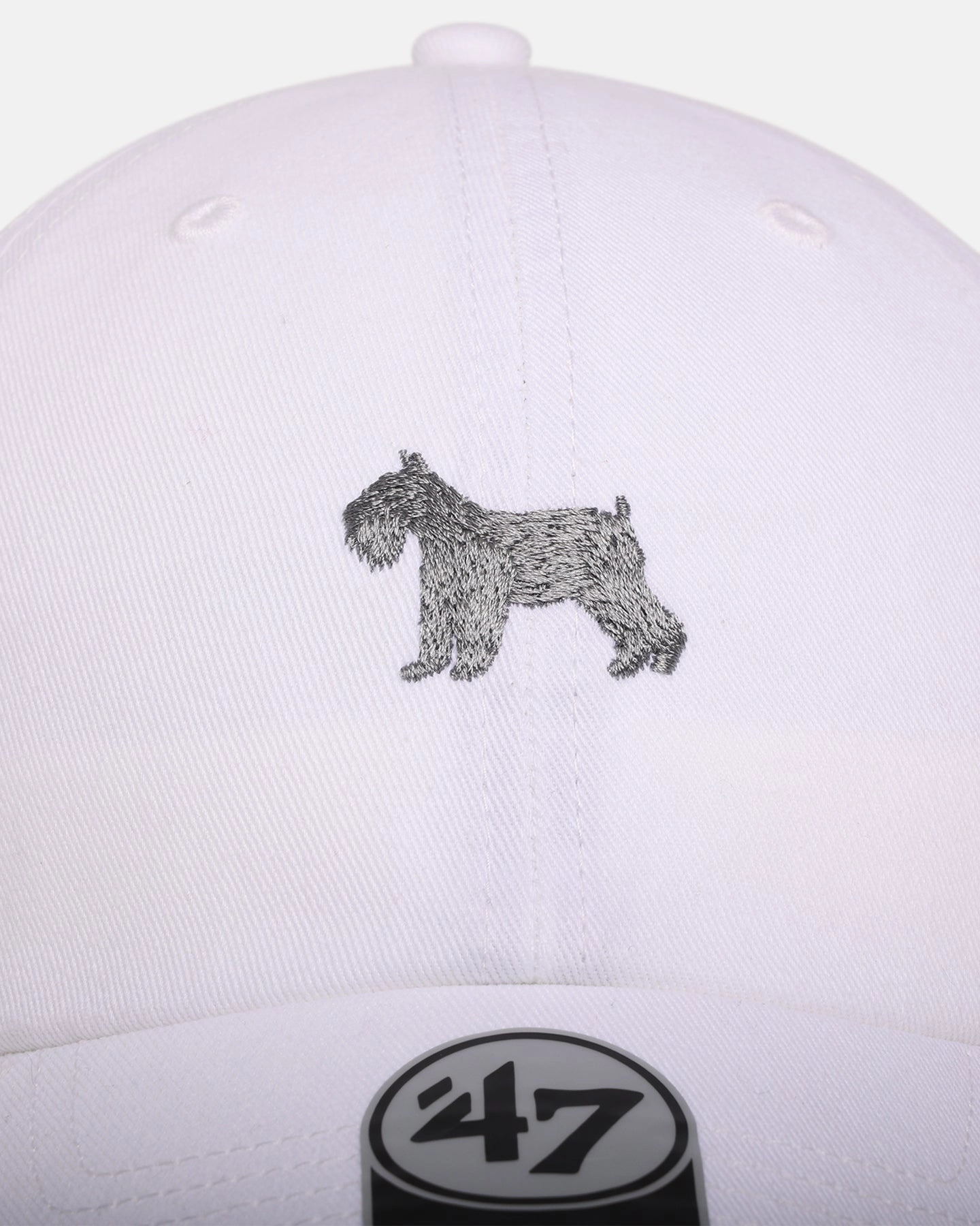 47 Brand Schnauzer 'Dog Collection' 47 Clean Up Strapback White