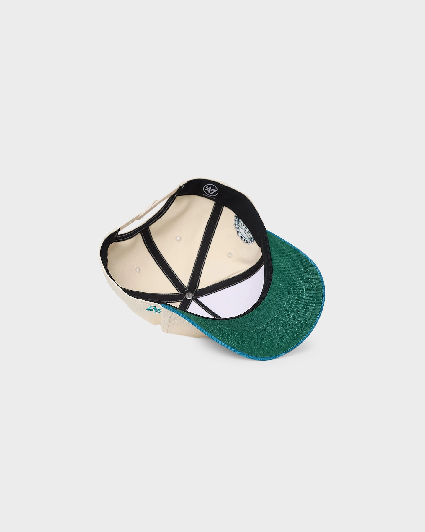 47 Brand Seattle Mariners Sure Shot MVP DT Snapback Natural/Dark Teal