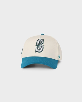 47 Brand Seattle Mariners Sure Shot MVP DT Snapback Natural/Dark Teal