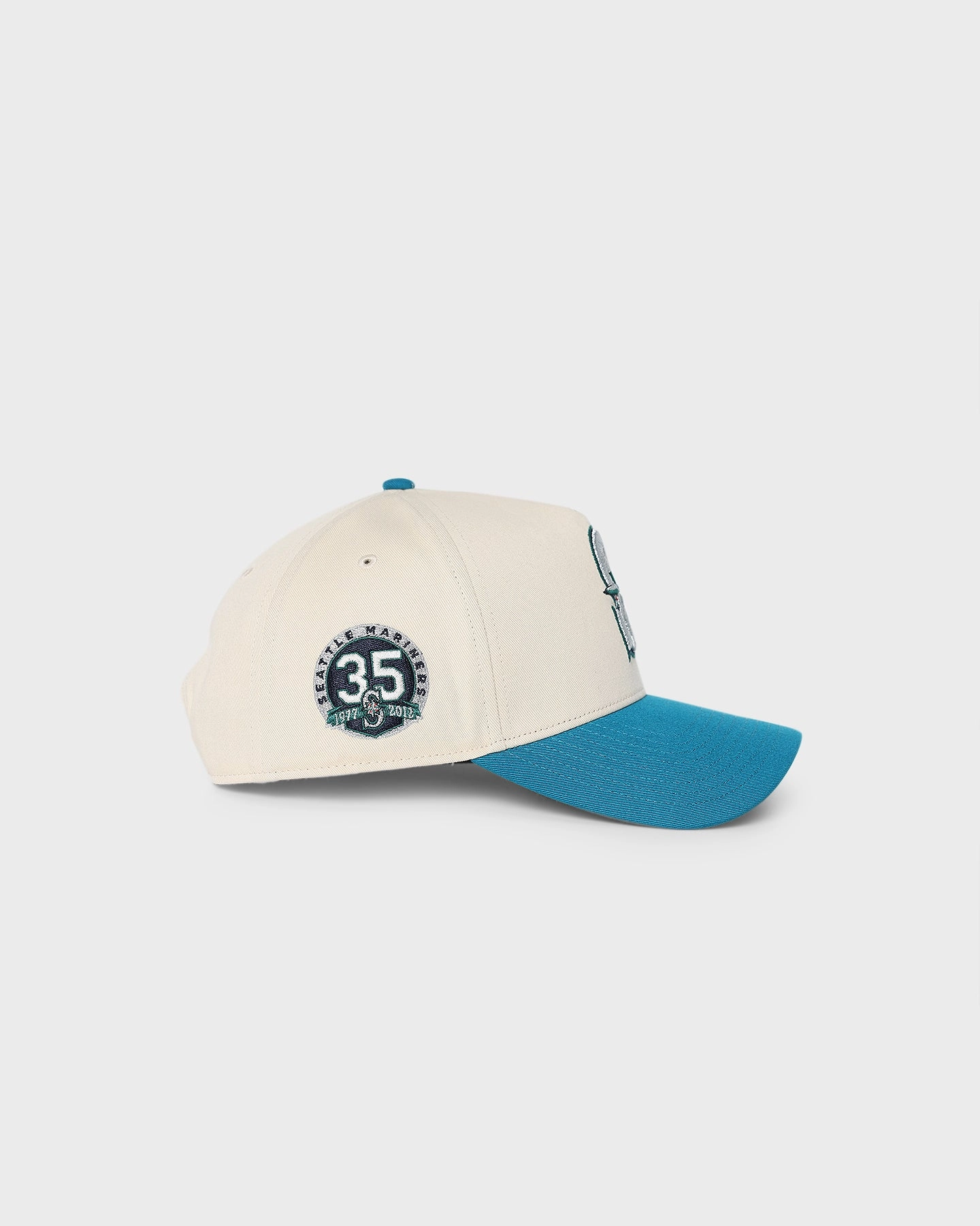 47 Brand Seattle Mariners Sure Shot MVP DT Snapback Natural/Dark Teal
