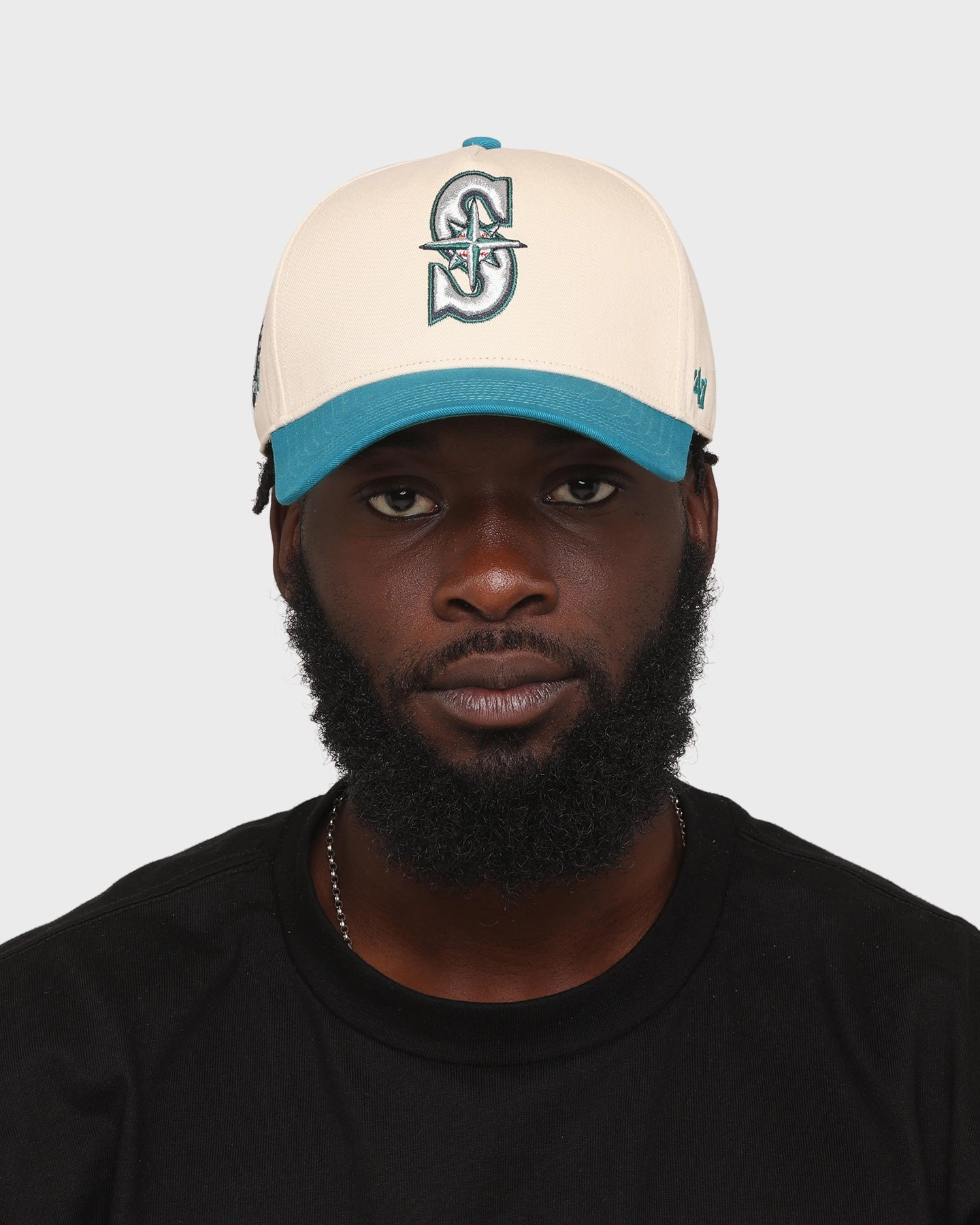 47 Brand Seattle Mariners Sure Shot MVP DT Snapback Natural/Dark Teal