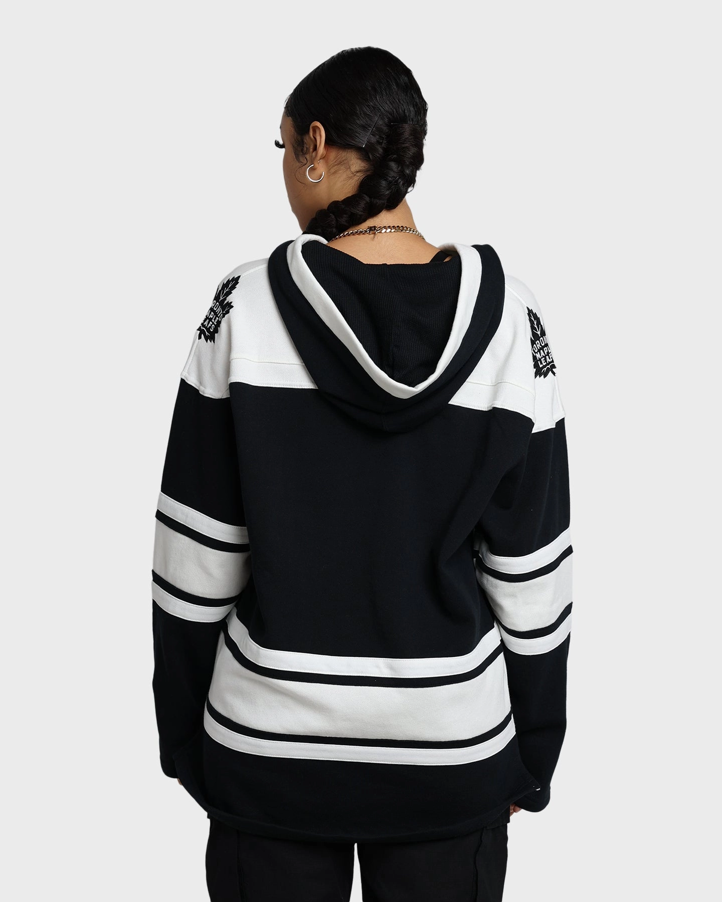 47 Brand Toronto Maple Leafs Superior Lacer Hoodie Jet Black