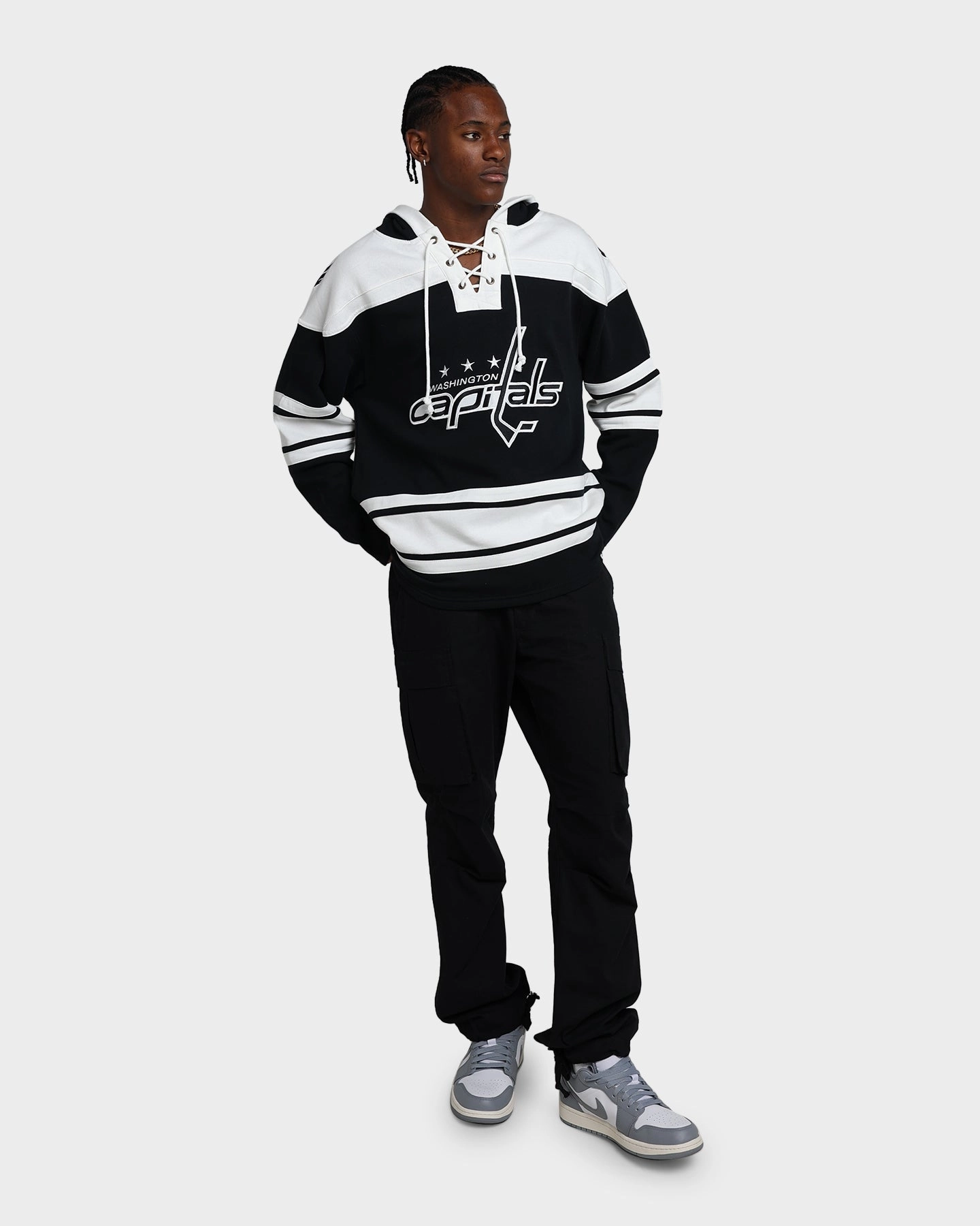 47 Brand Washington Capitals Superior Lacer Hoodie Jet Black