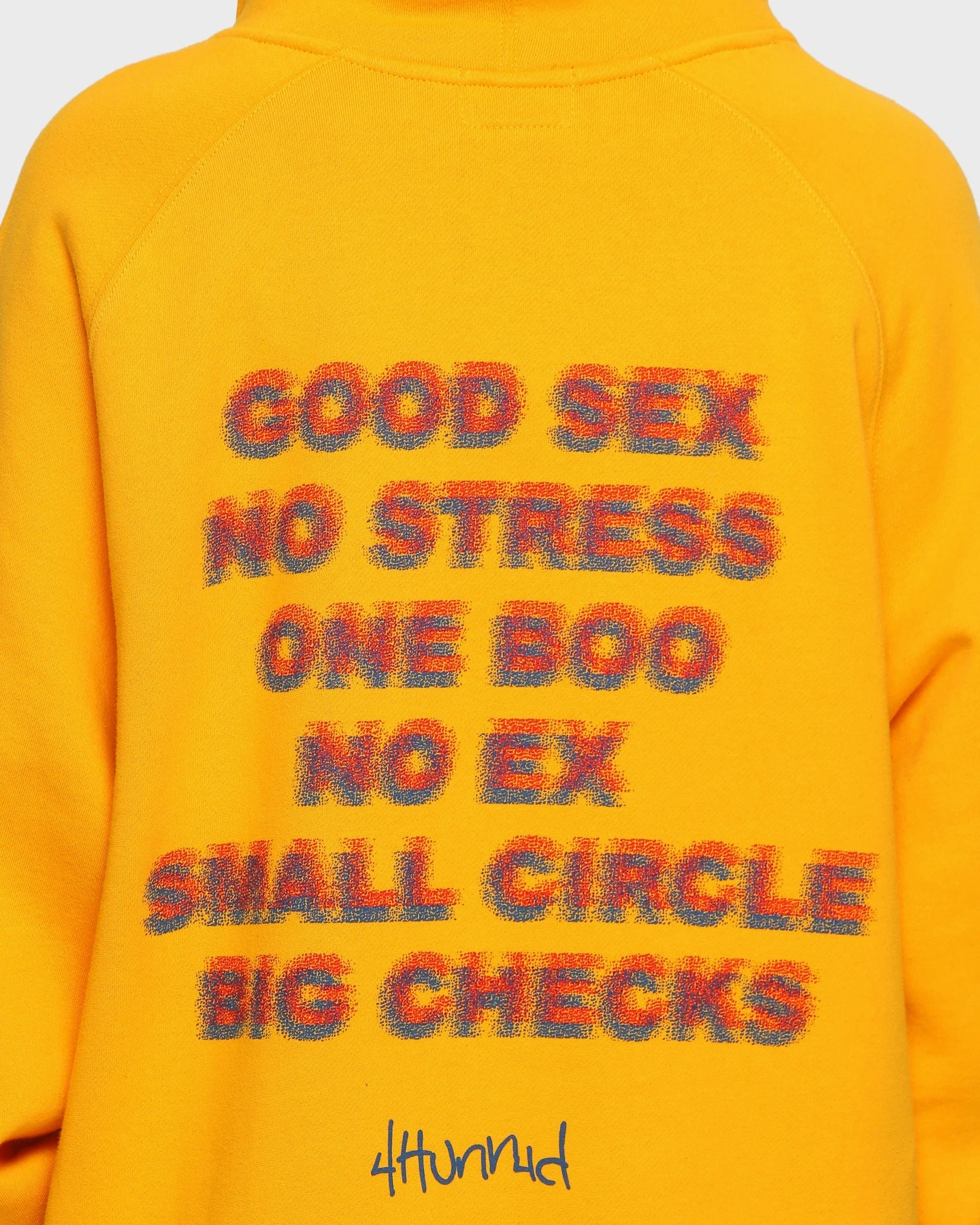 4HUNNID Good Sex Hoodie Gold