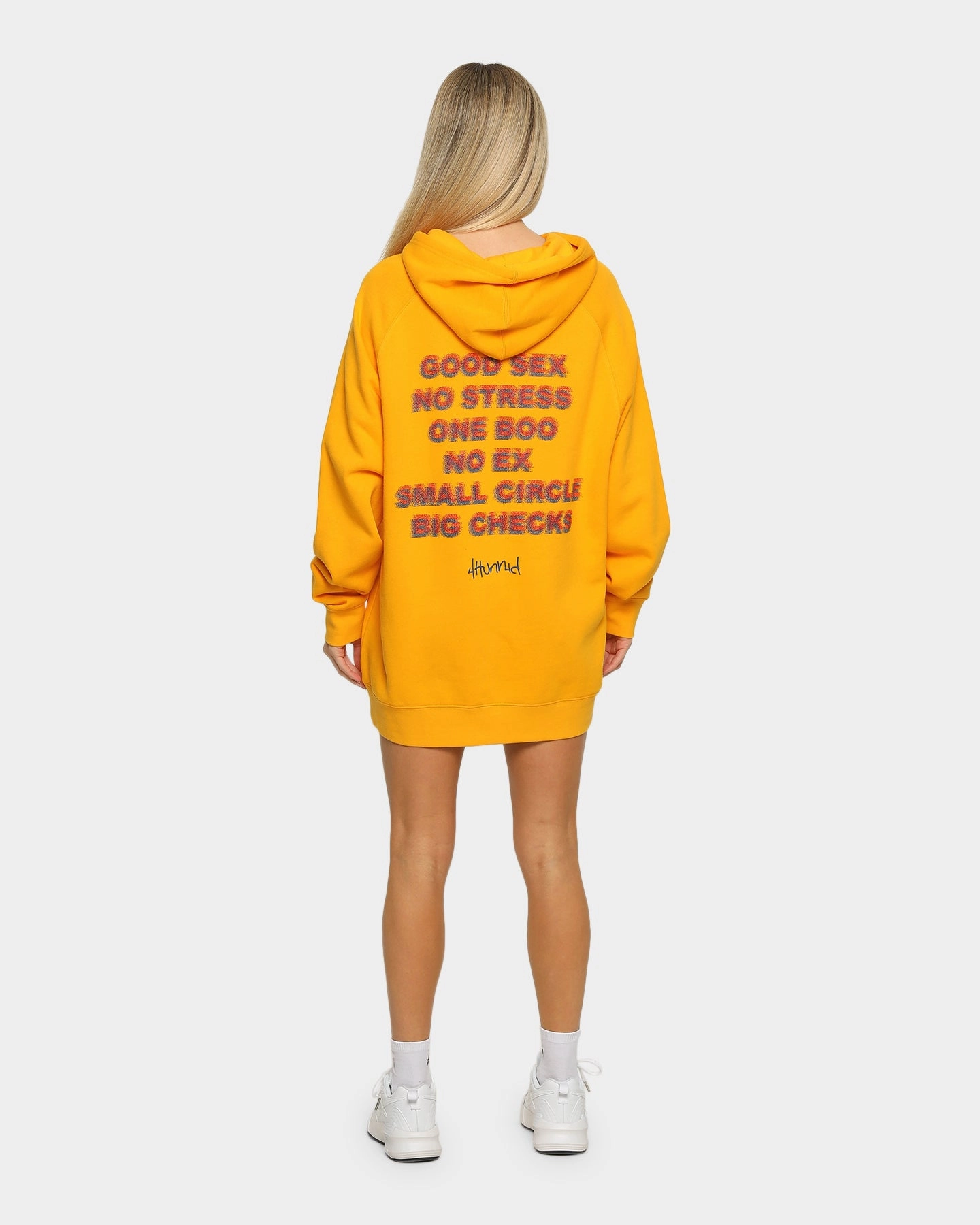 4HUNNID Good Sex Hoodie Gold