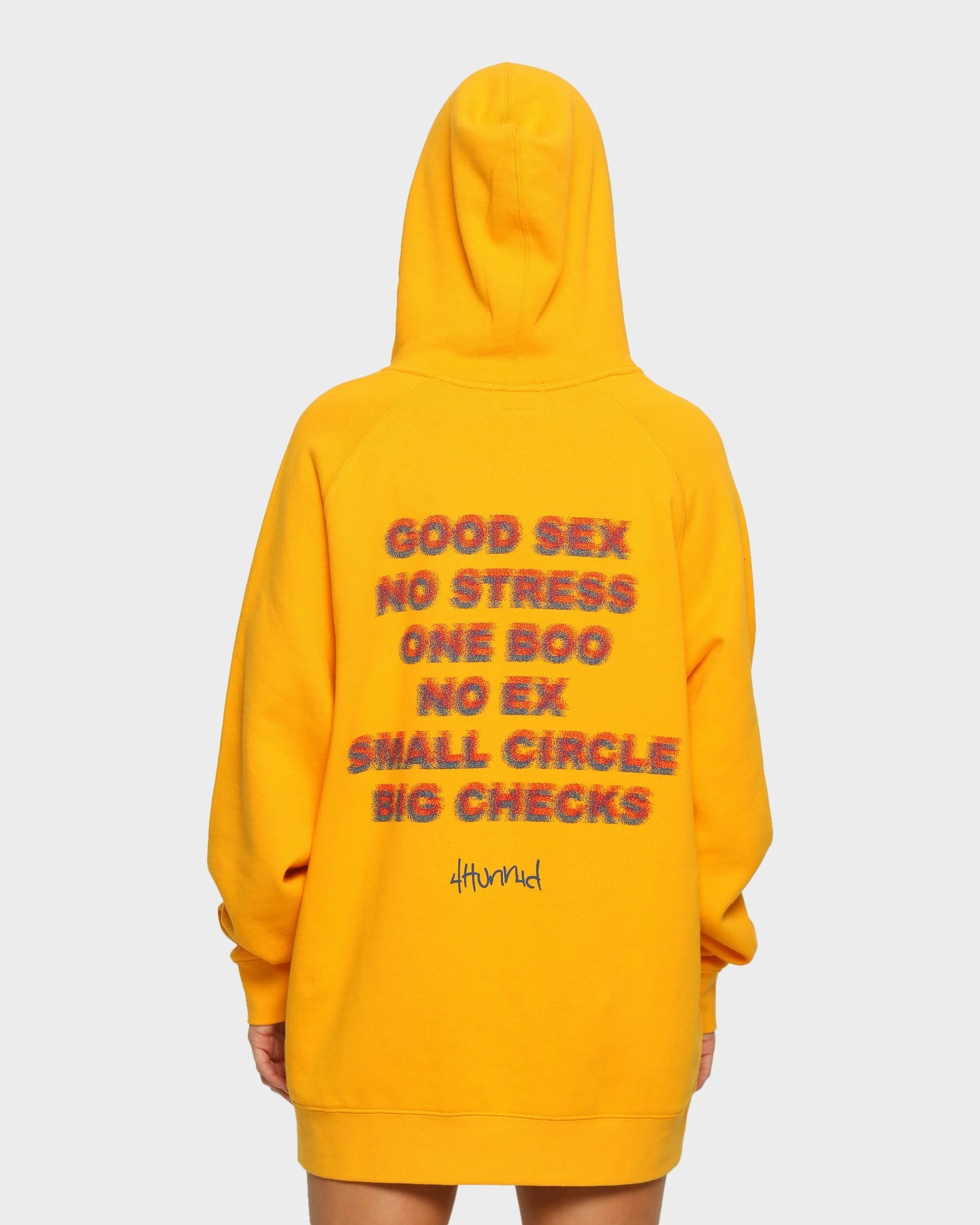 4HUNNID Good Sex Hoodie Gold