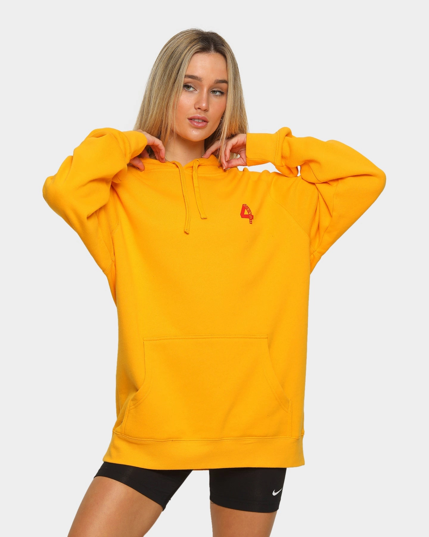 4HUNNID Good Sex Hoodie Gold