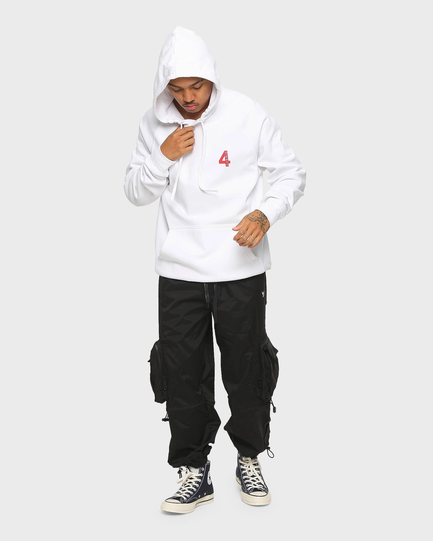 4HUNNID Good Sex Hoodie White