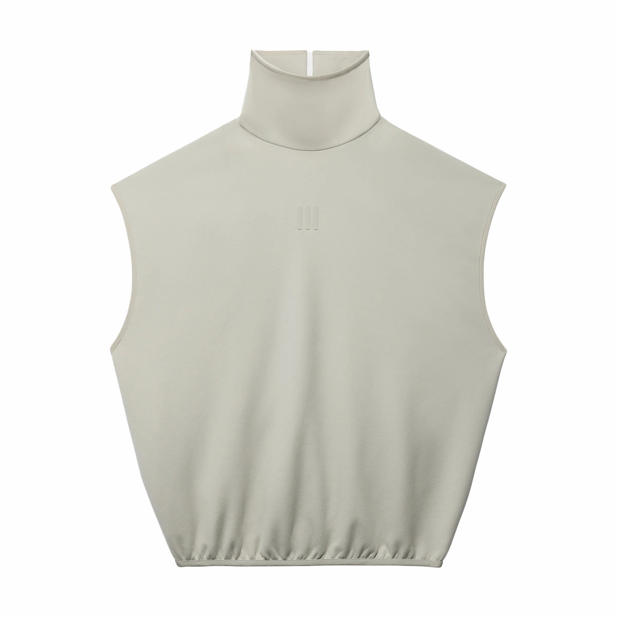   Fear Of God Athletics Suede Fleece Sleeveless Mock Neck Tee 'Sesame'