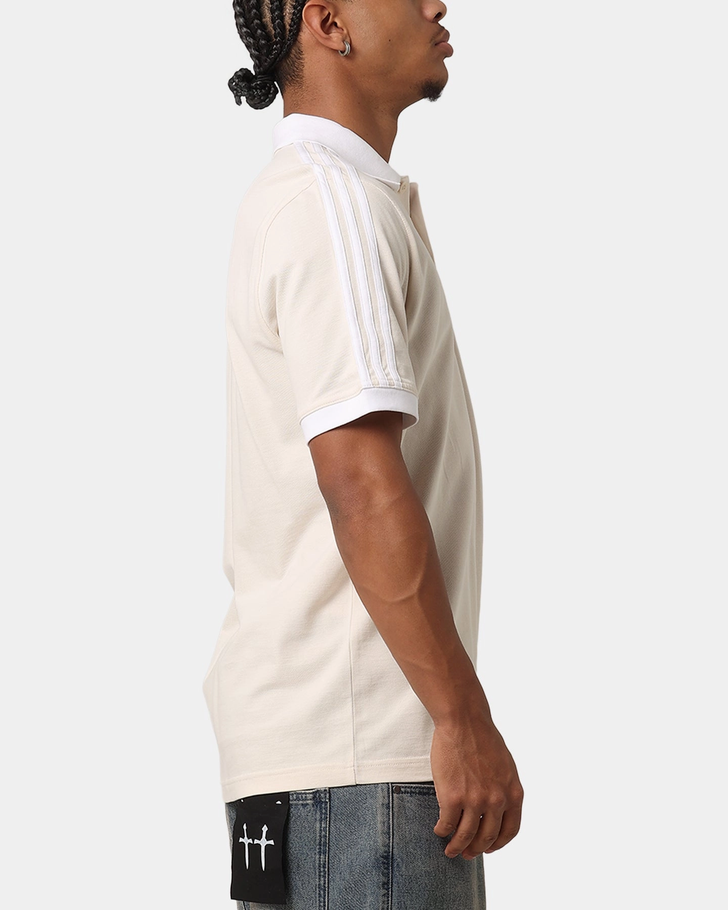 Adidas 3-Stripe Polo Shirt Wonder White
