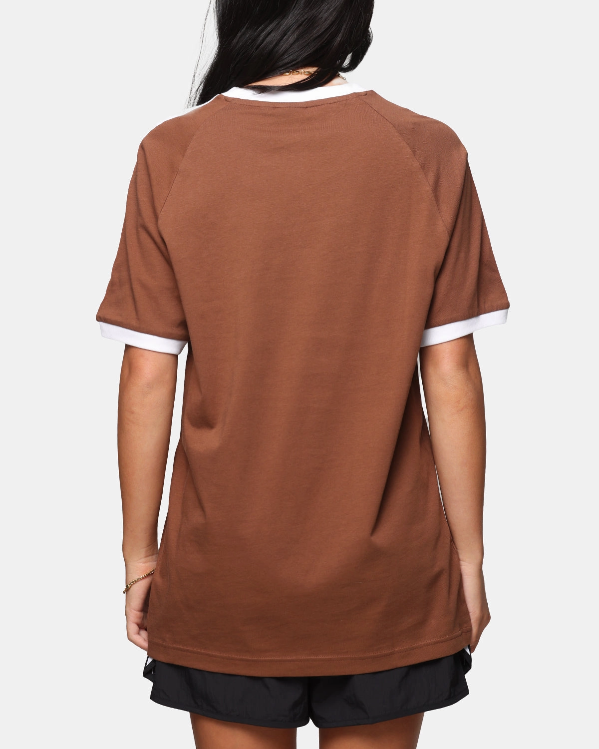 Adidas Classics 3-Stripes T-Shirt Brown