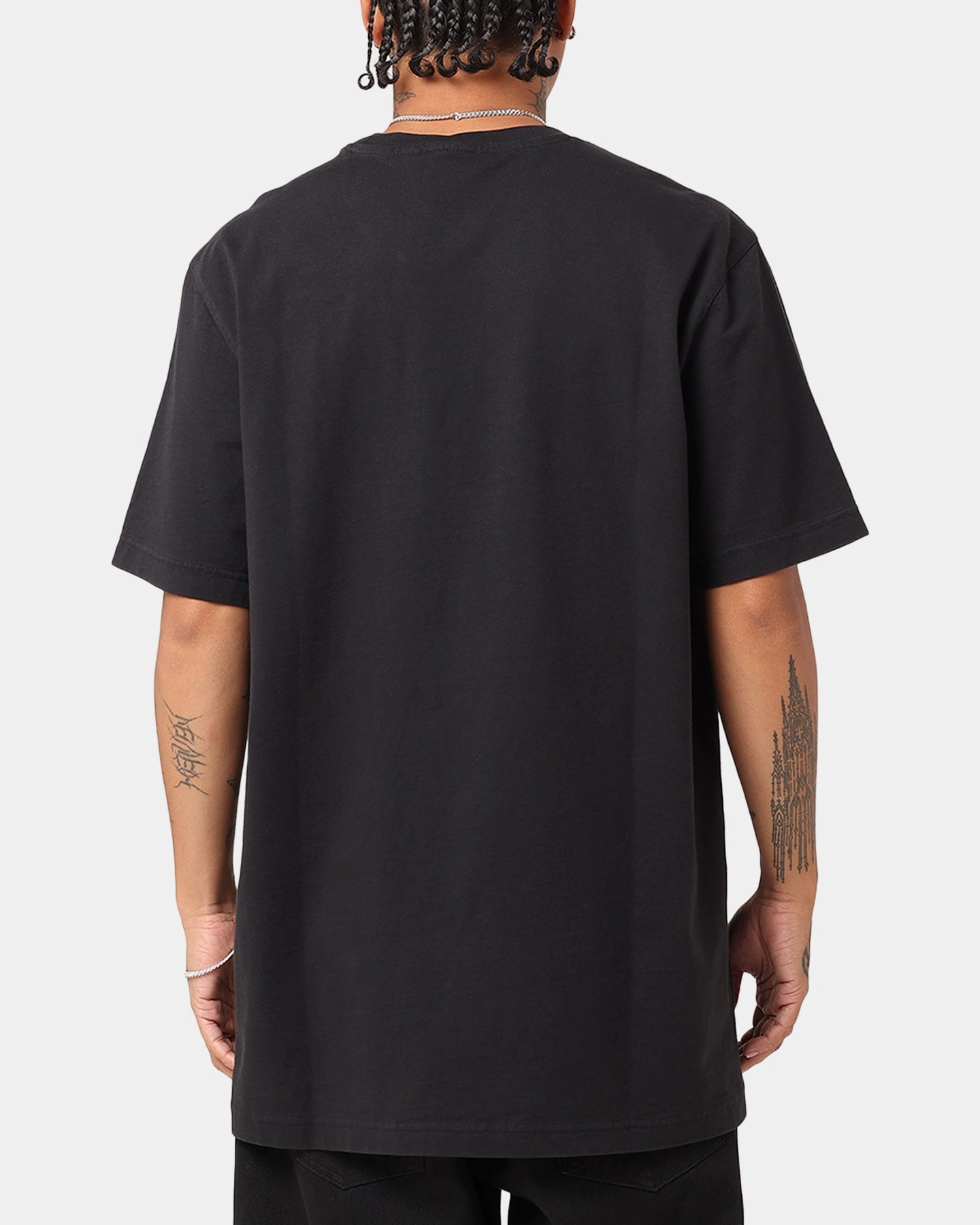 Adidas Outline Trefoil T-Shirt Black