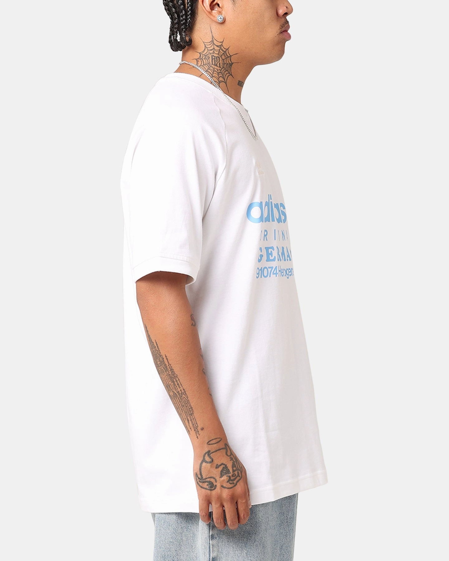 Adidas Retro Graphic T-Shirt White
