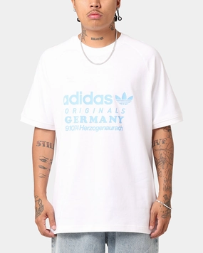 Adidas Retro Graphic T-Shirt White