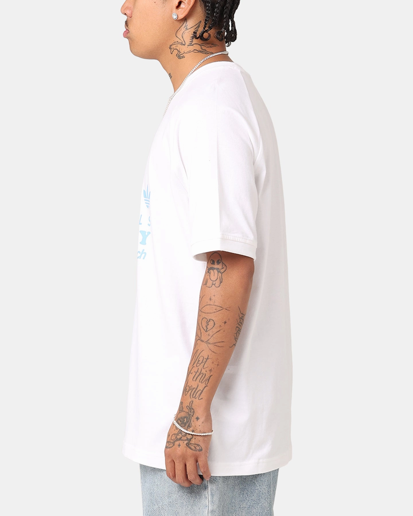 Adidas Retro Graphic T-Shirt White