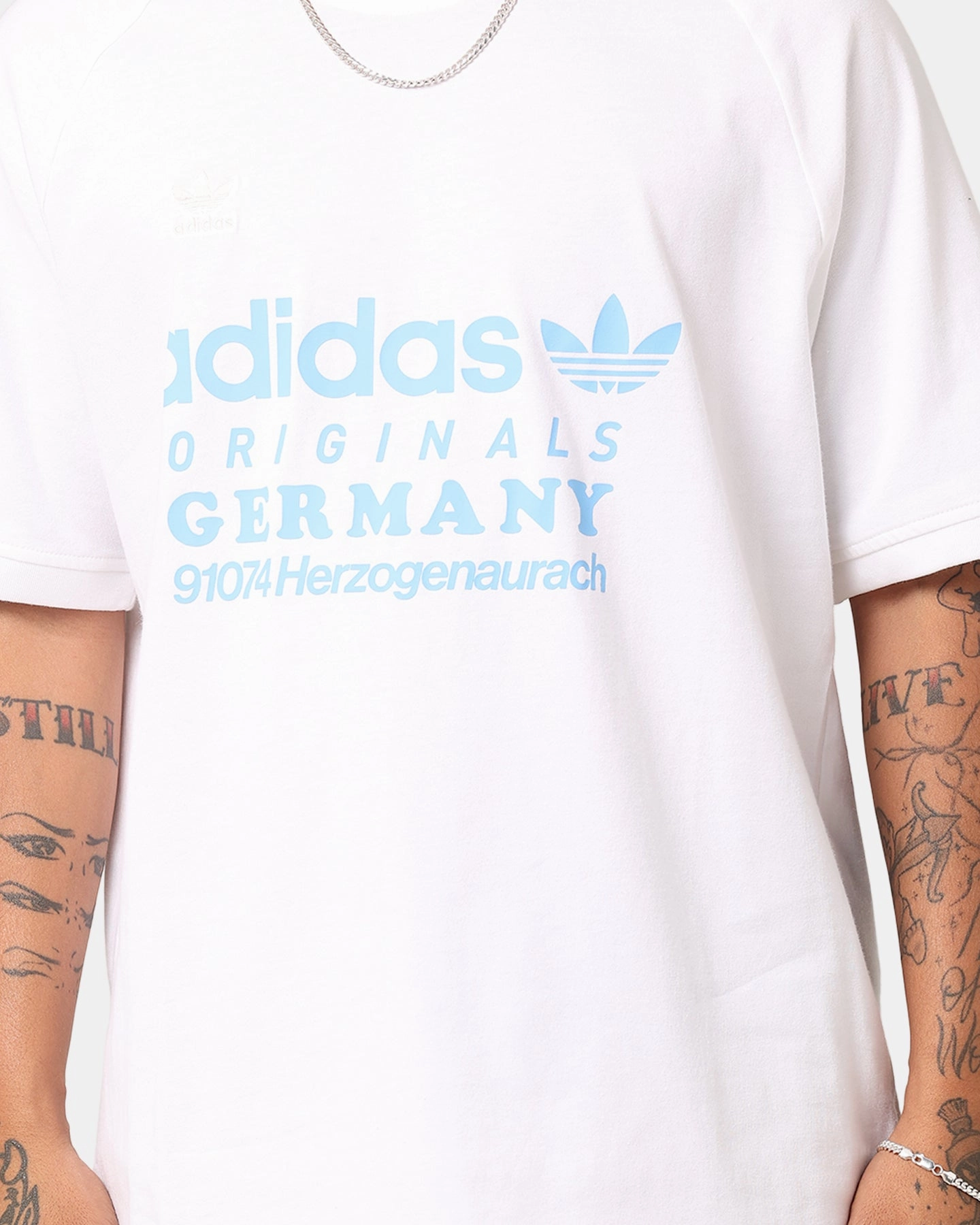 Adidas Retro Graphic T-Shirt White