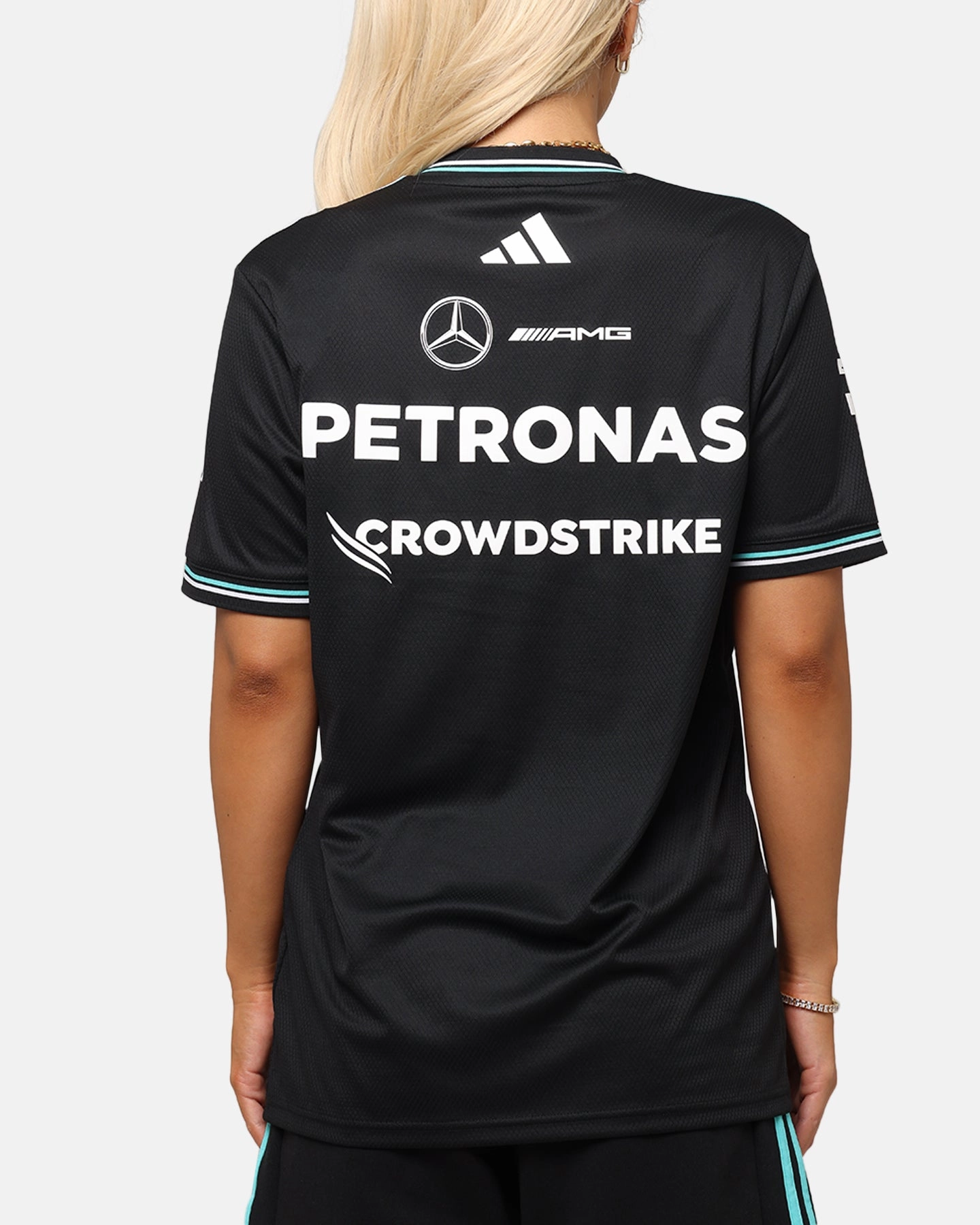 adidas x Mercedes-AMG PETRONAS Formula One F1 2025 Authentic Drive T-Shirt Black