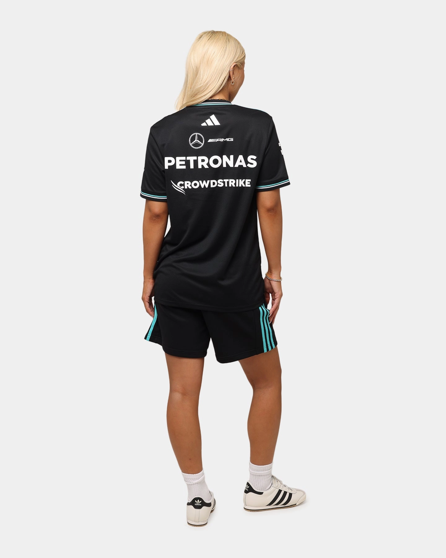 adidas x Mercedes-AMG PETRONAS Formula One F1 2025 Authentic Drive T-Shirt Black