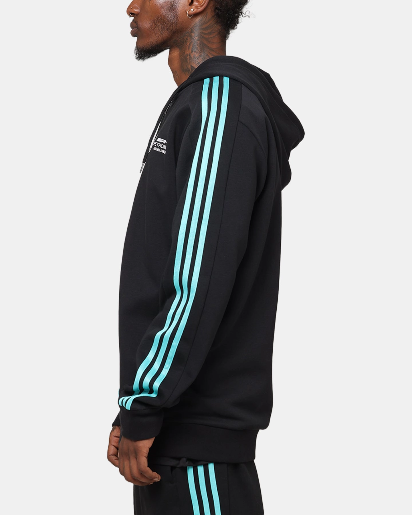 adidas x Mercedes-AMG PETRONAS Formula One F1 DNA Full-Zip Hoodie Black/White