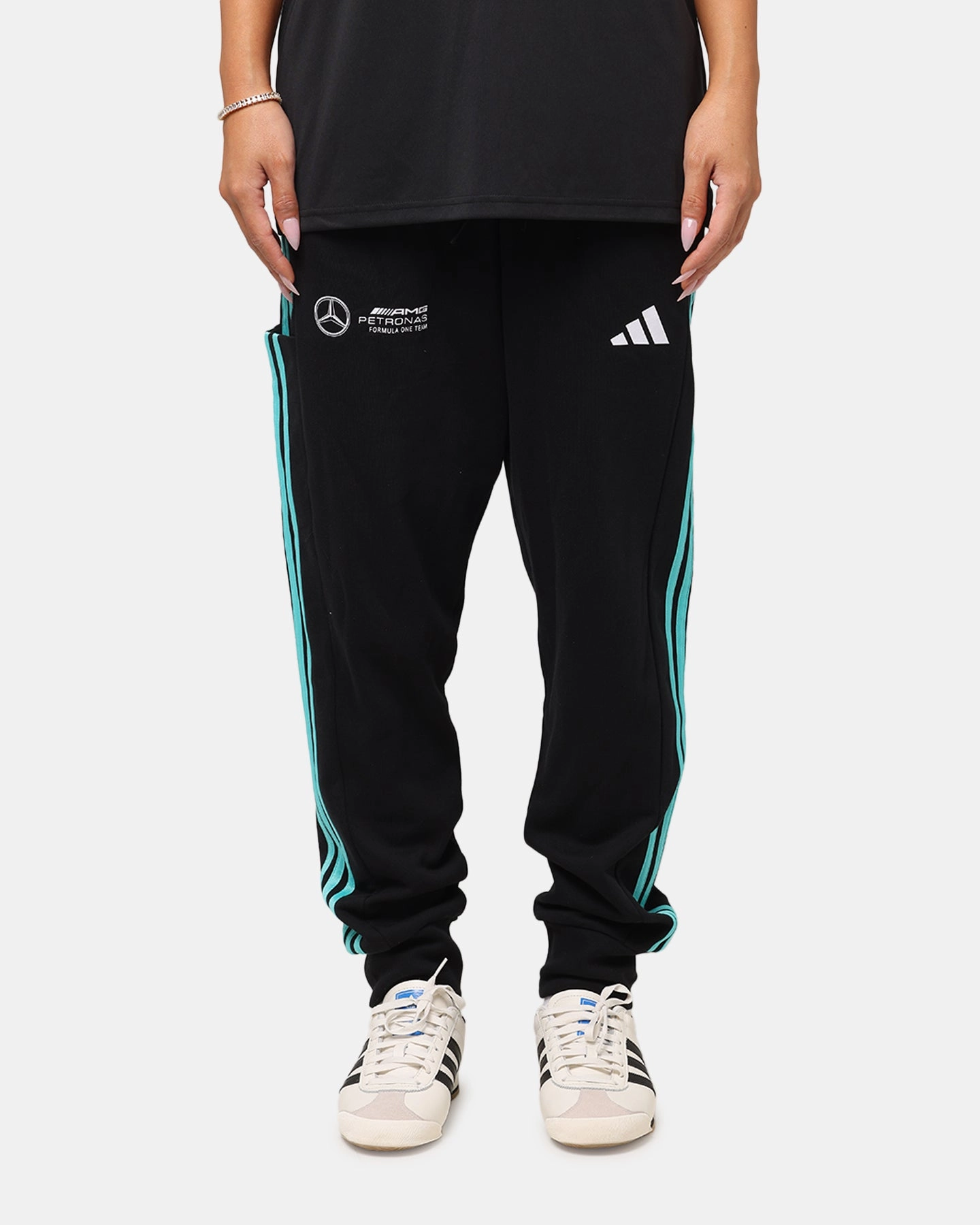 adidas x Mercedes-AMG PETRONAS Formula One F1 DNA Joggers Black/White