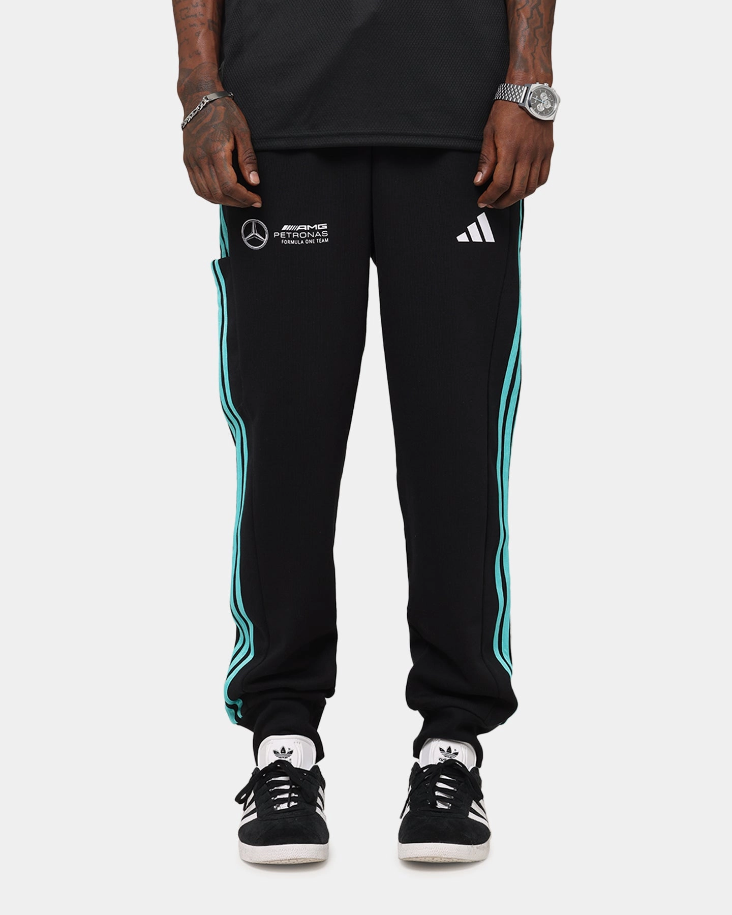 adidas x Mercedes-AMG PETRONAS Formula One F1 DNA Joggers Black/White