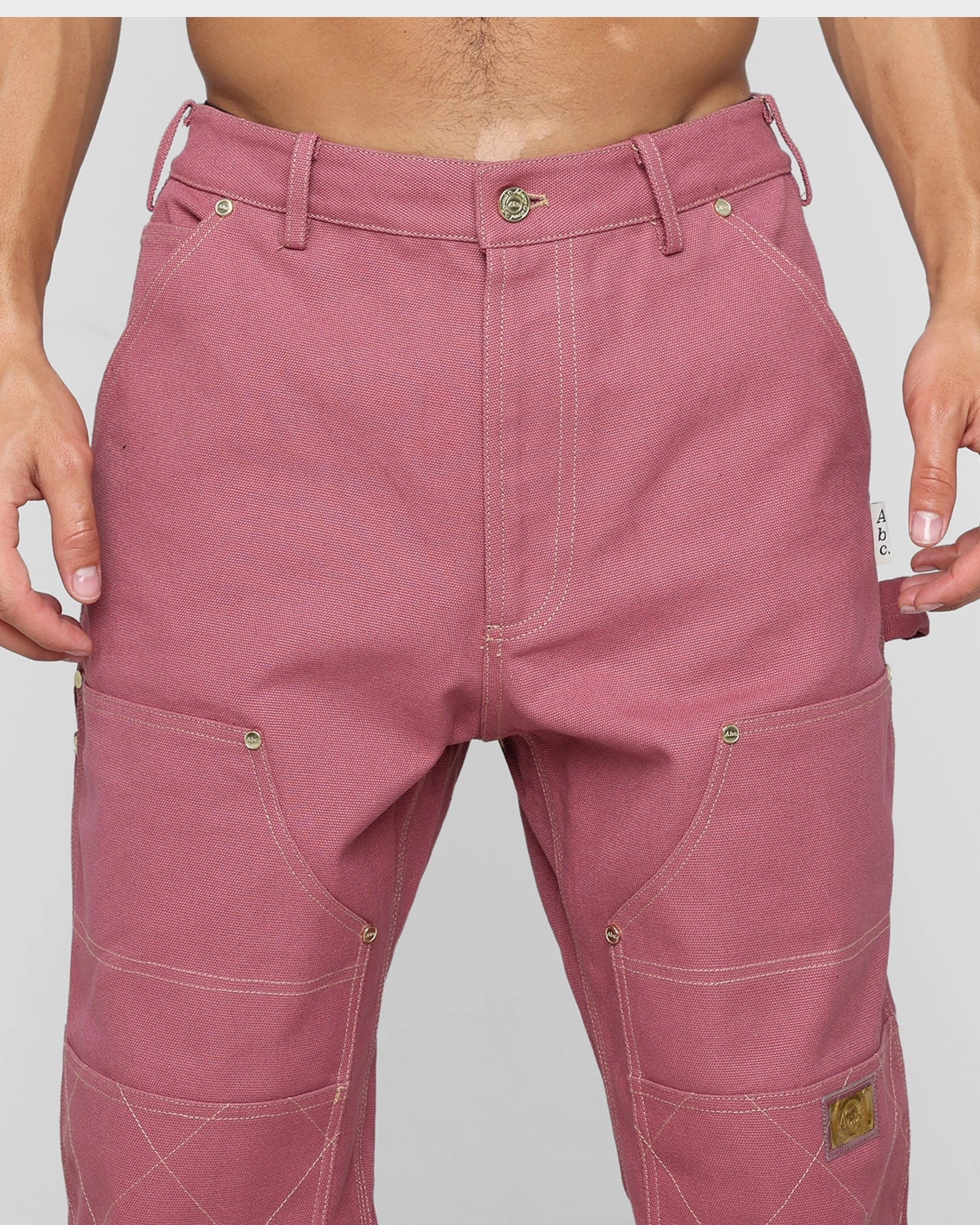 Advisory Board Crystals ABC. 123. Diamond Stitch Double Knee Pants Ametrine Mauve