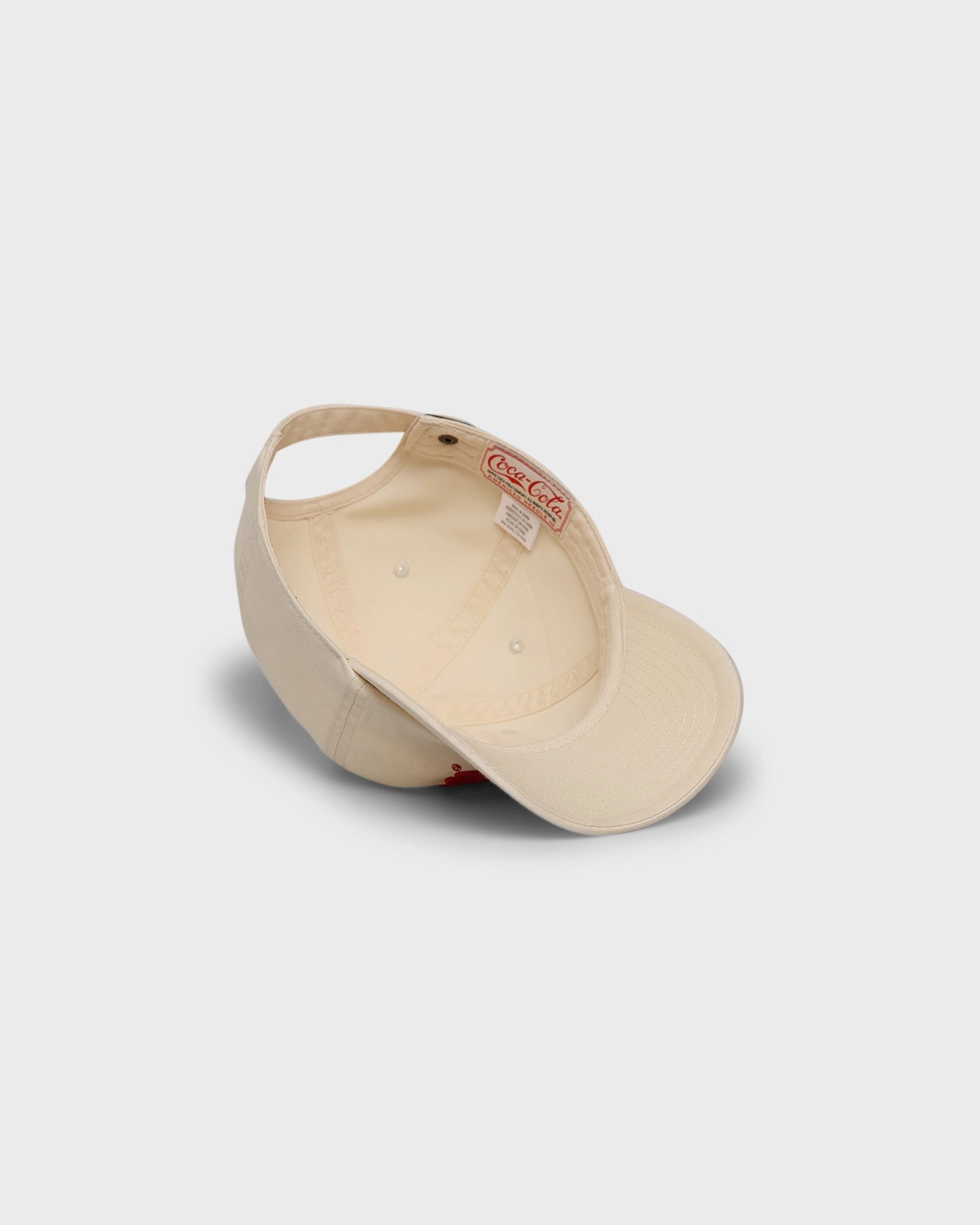 American Needle Diet Coke Ballpark Strapback Ivory