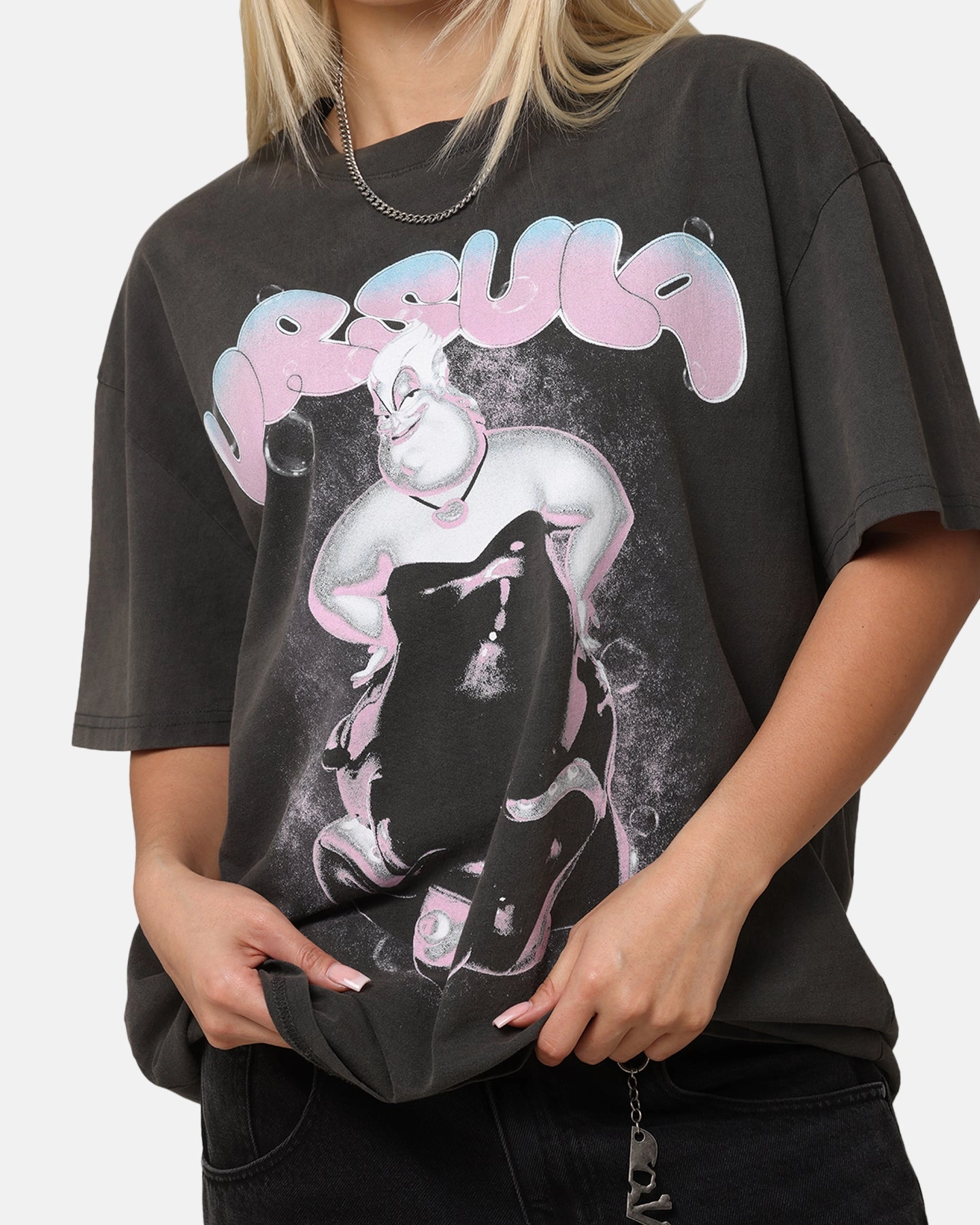 American Thrift Disney The Little Mermaid Ursula Heavy T-Shirt Black Wash