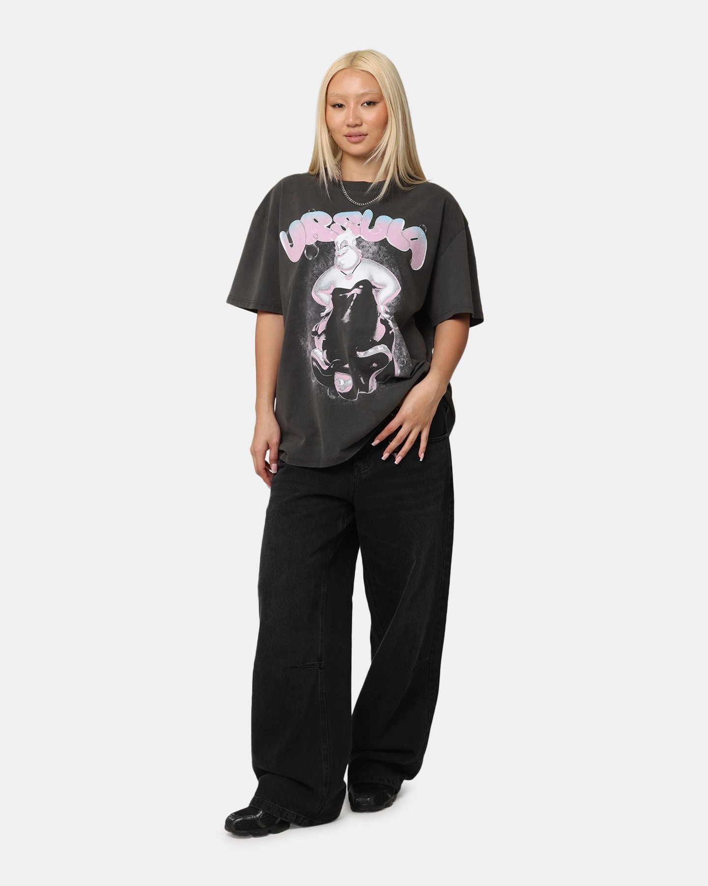 American Thrift Disney The Little Mermaid Ursula Heavy T-Shirt Black Wash