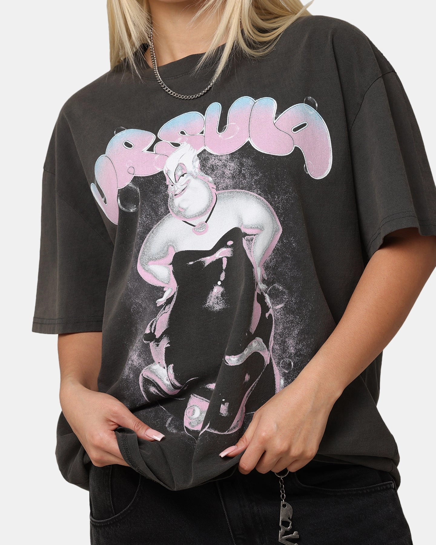 American Thrift Disney The Little Mermaid Ursula Heavyweight T-Shirt Black Wash