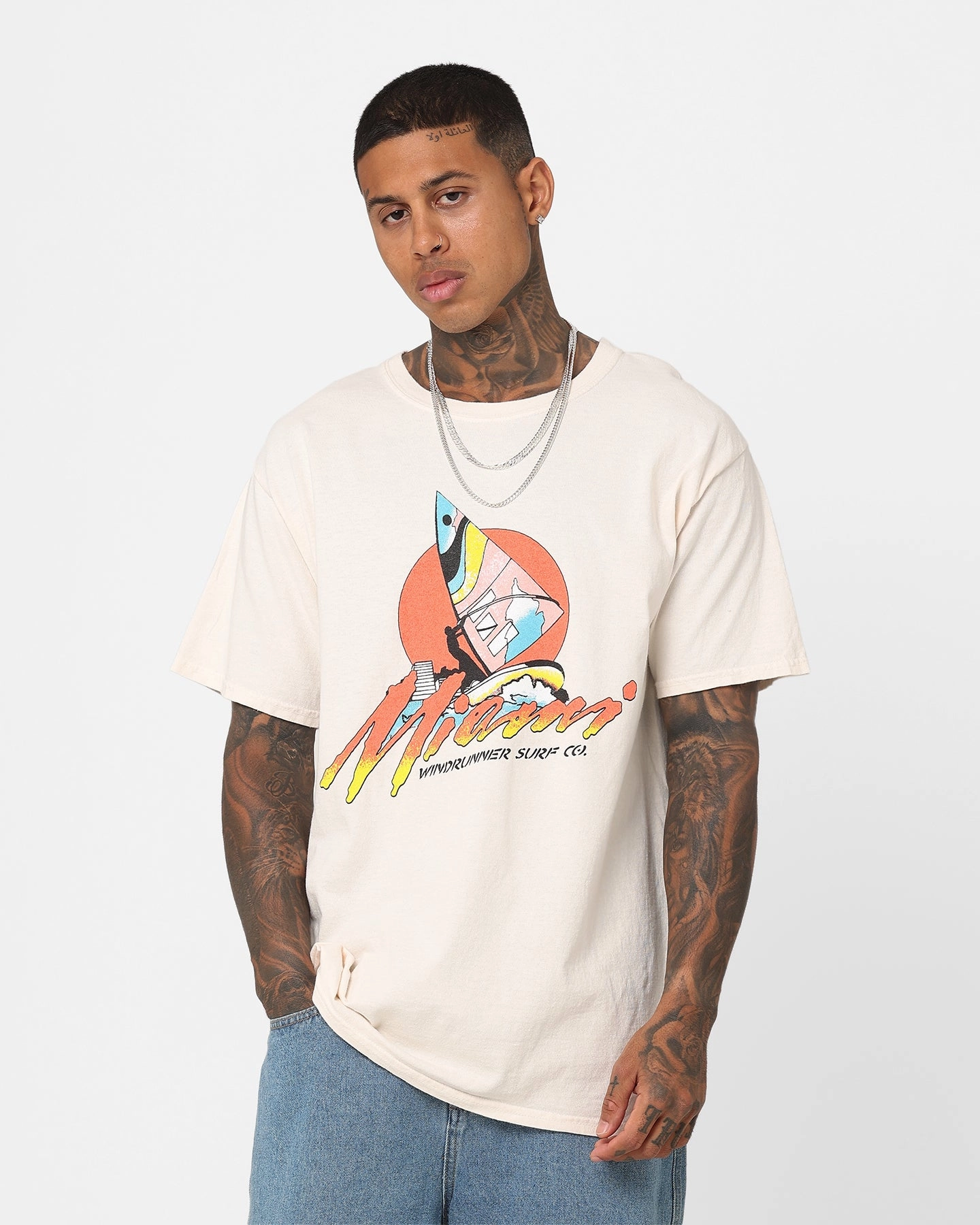 American Thrift Windrunners Vintage T-Shirt Off White