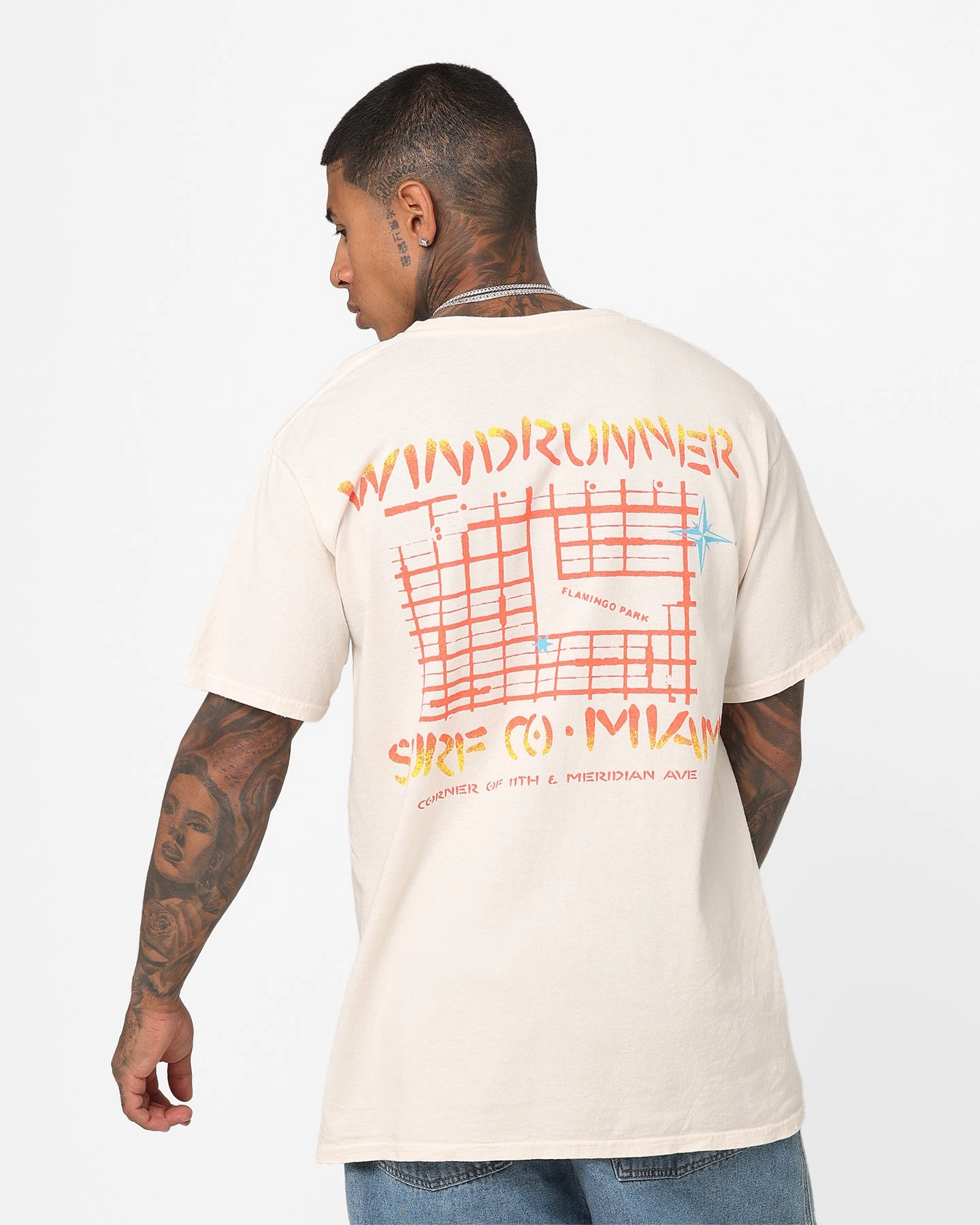 American Thrift Windrunners Vintage T-Shirt Off White