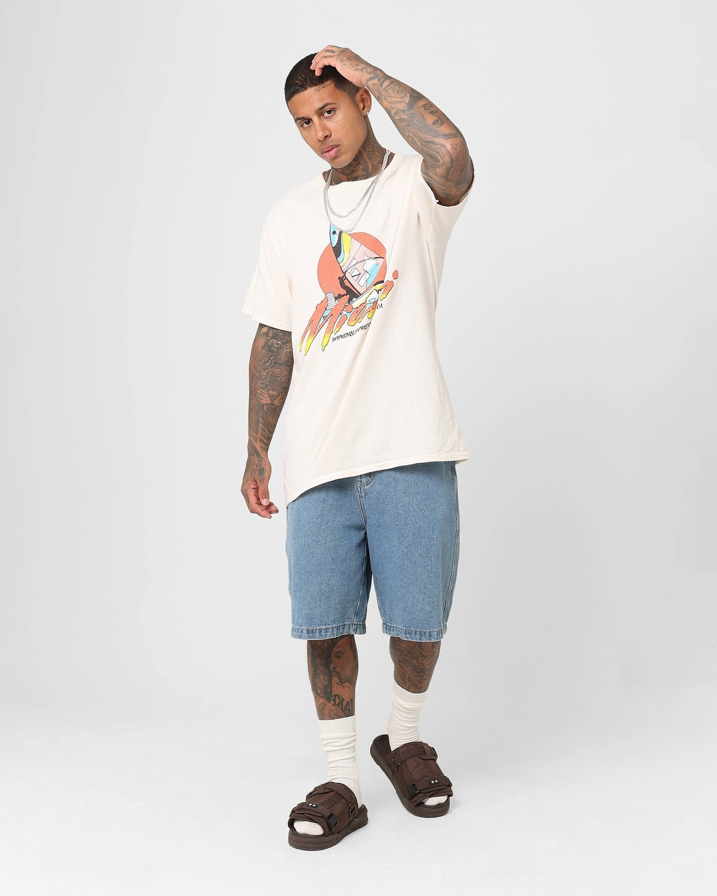 American Thrift Windrunners Vintage T-Shirt Off White