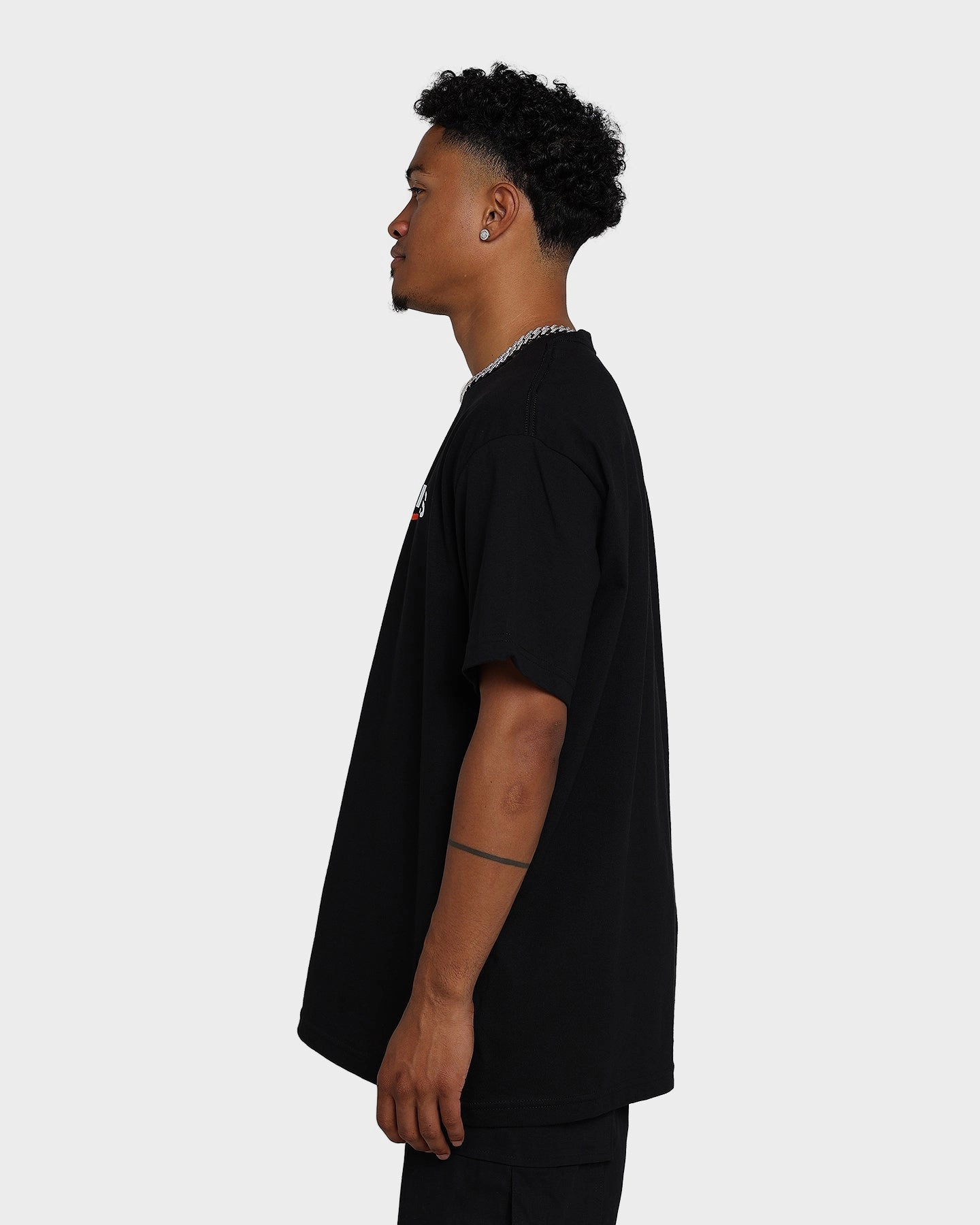 American Thrift X Beverley Hills Cop BHC Logo T-Shirt Black