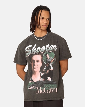 American Thrift X Happy Gilmore Shooter McGavin Heavyweight T-Shirt Black Wash