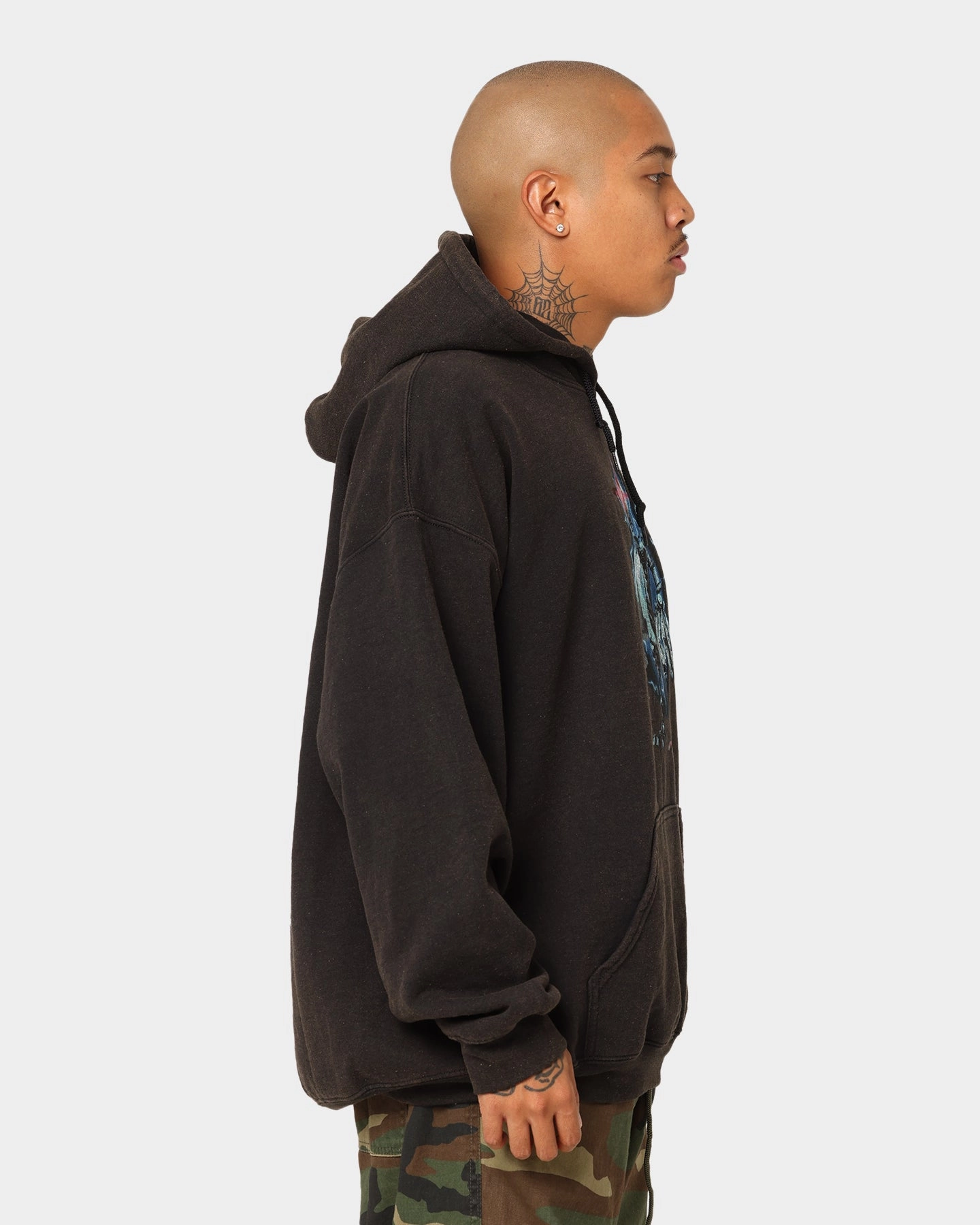American Thrift X Robot Chicken Robot Chicken Vintage Hoodie Black Wash
