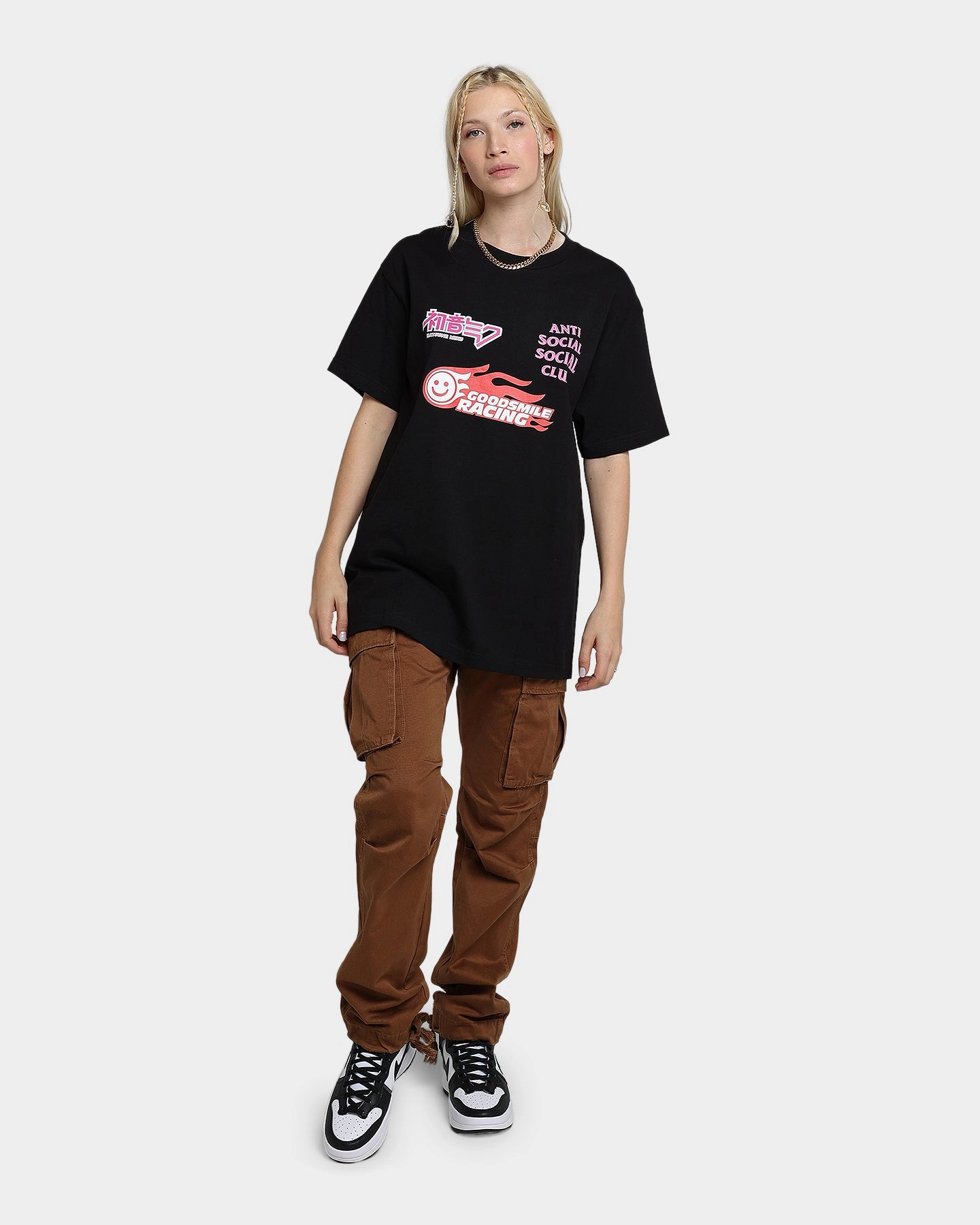 Anti Social Social Club Good Smile Racing T-Shirt Black