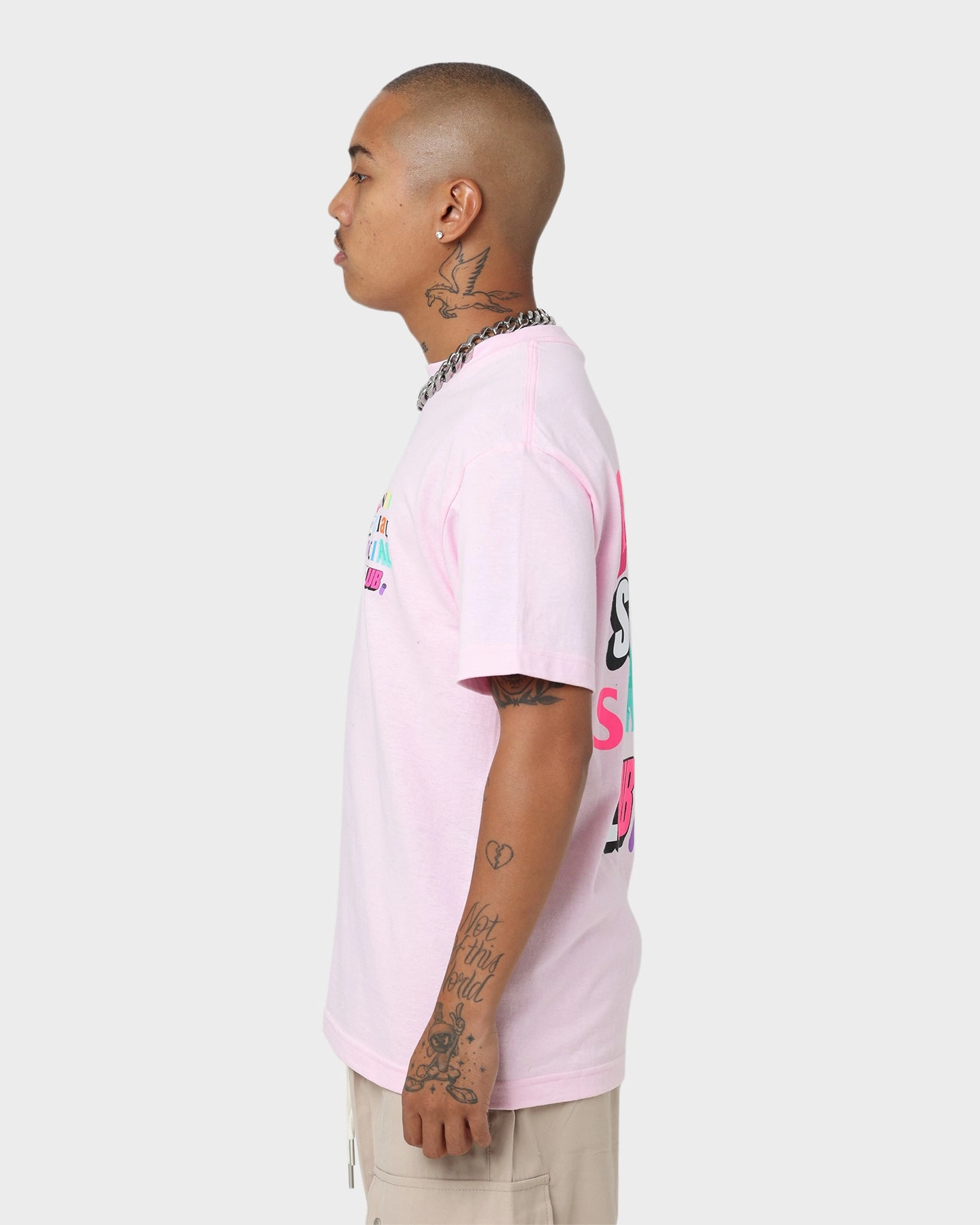 Anti Social Social Club The Real Me Pink T-Shirt Pink