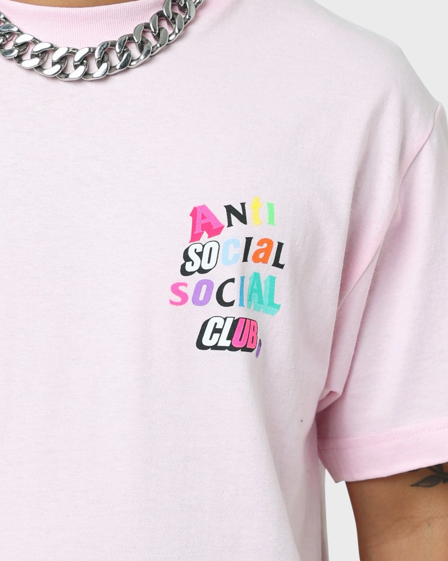 Anti Social Social Club The Real Me Pink T-Shirt Pink