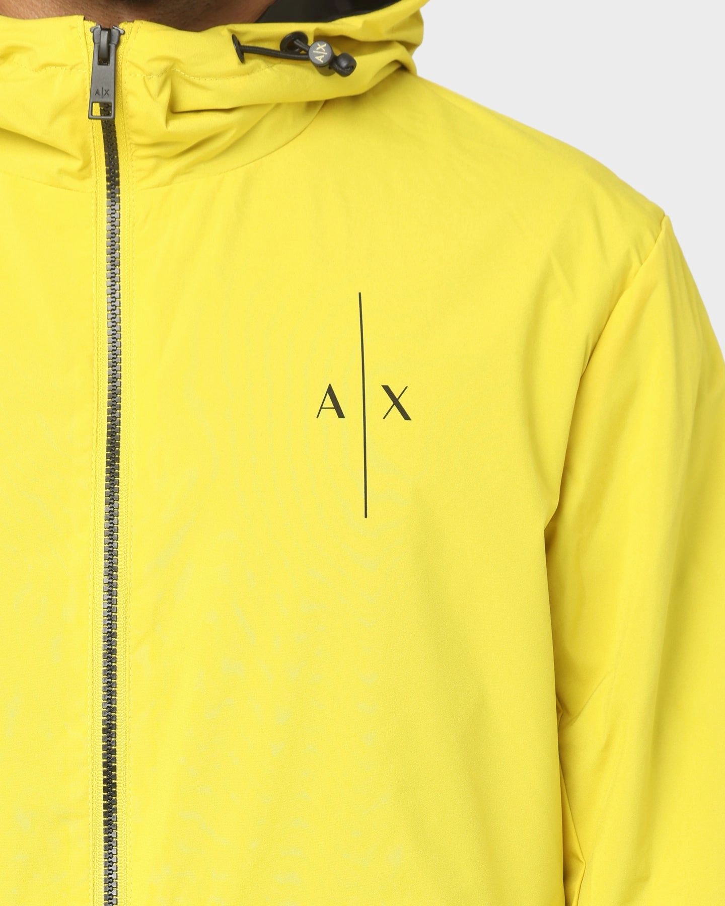 Armani Exchange Blouson Hoodie Acid Yellow/Black